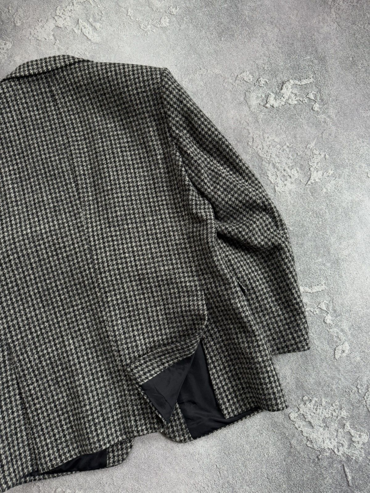 Harris Tweed × Vintage Harris Tweed M button up blazer jacket checkered wool Size 42S - 15 Thumbnail