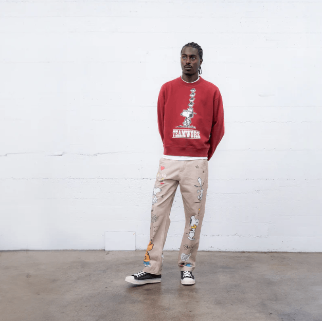 Market × Peanuts BNWT AW24 MARKET x PEANUTS CANVAS PANTS 28 Size US 28 / EU 44 - 21 Thumbnail