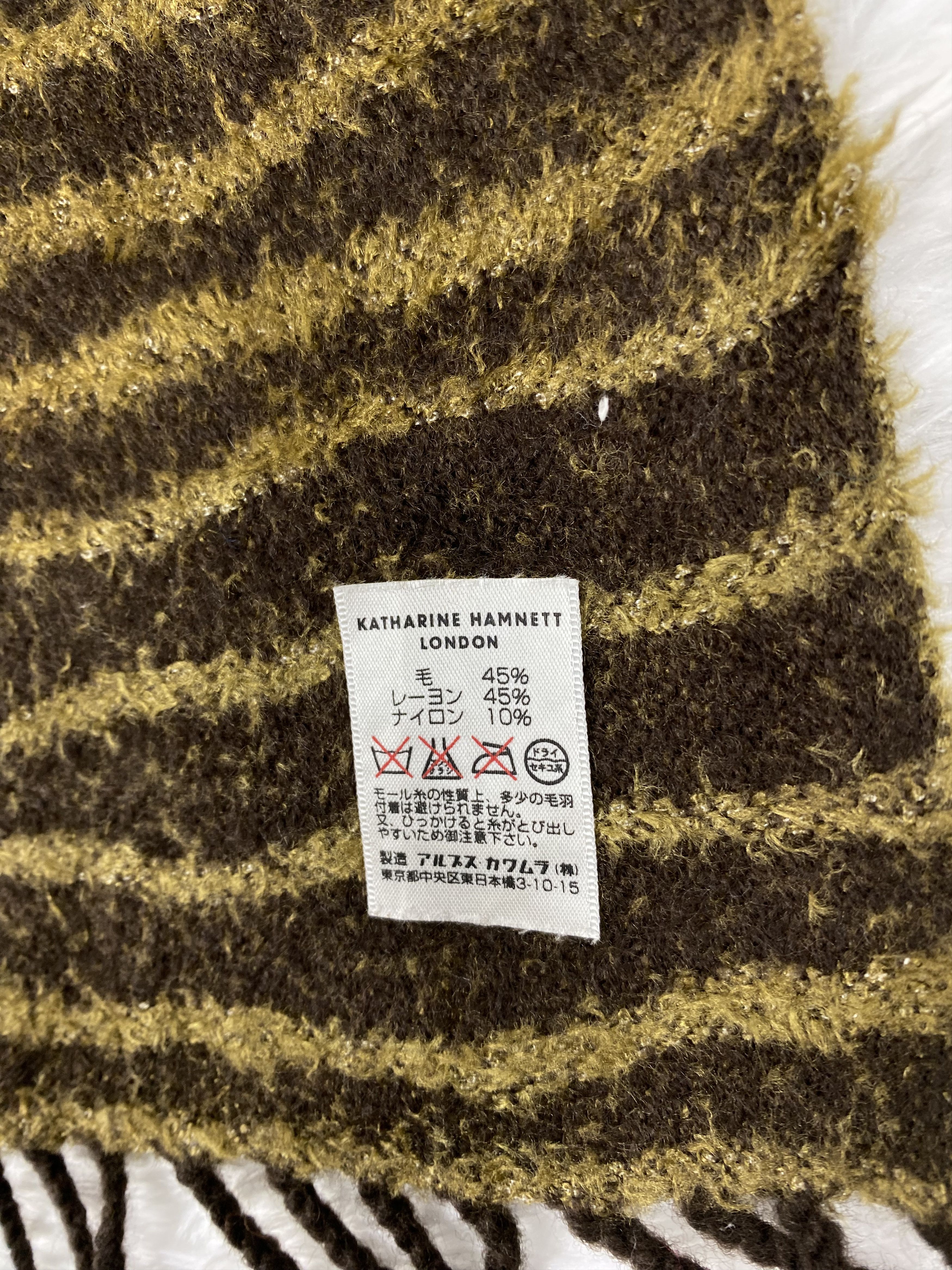 Katharine Hamnett London Vintage Katharine Hamnett Scarf / Muffler Neckwear PM0107 Size ONE SIZE - 3 Thumbnail