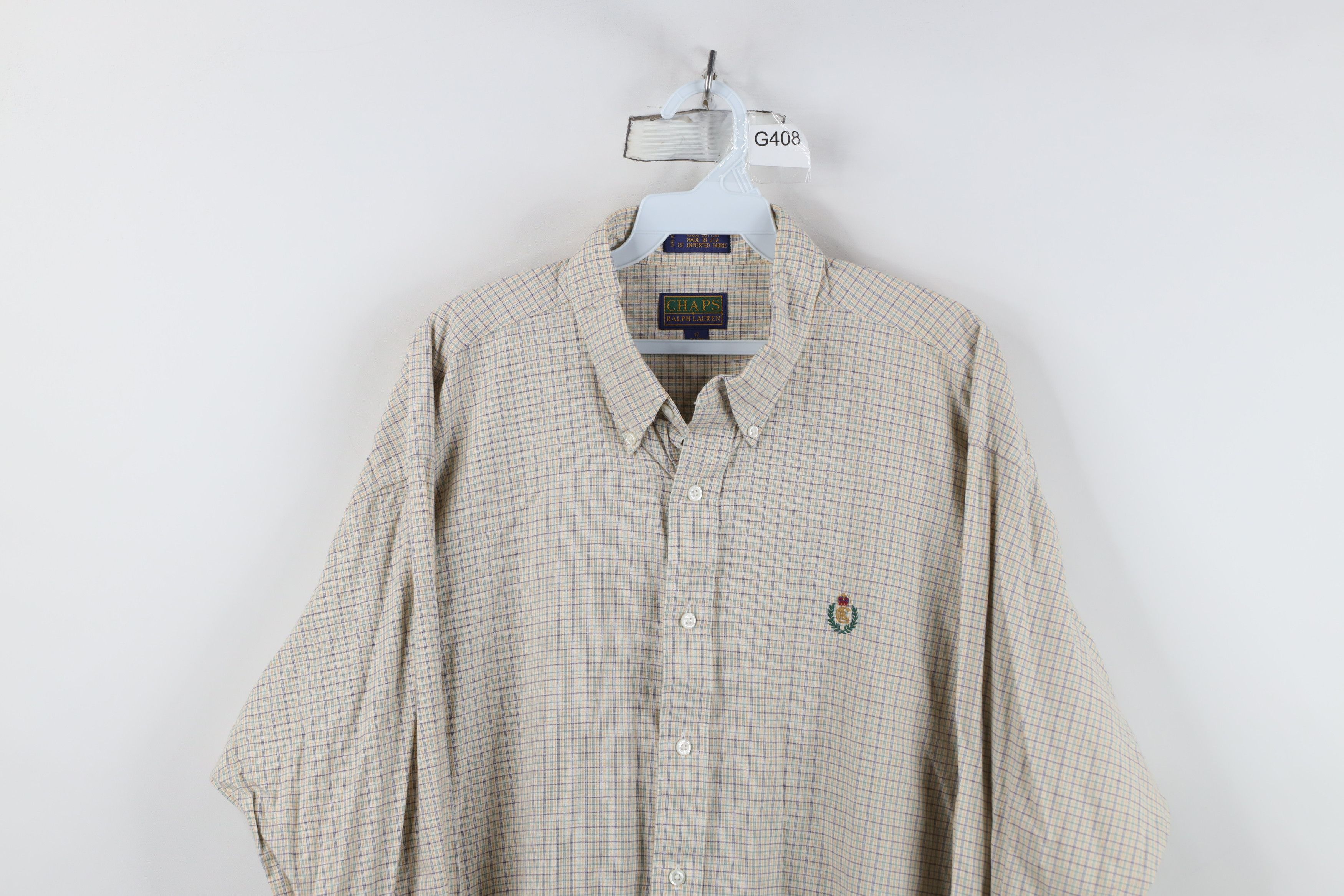 Ralph Lauren Vintage 90s Chaps Ralph Lauren Collared Button Down Shirt Size US L / EU 52-54 / 3 - 2 Thumbnail