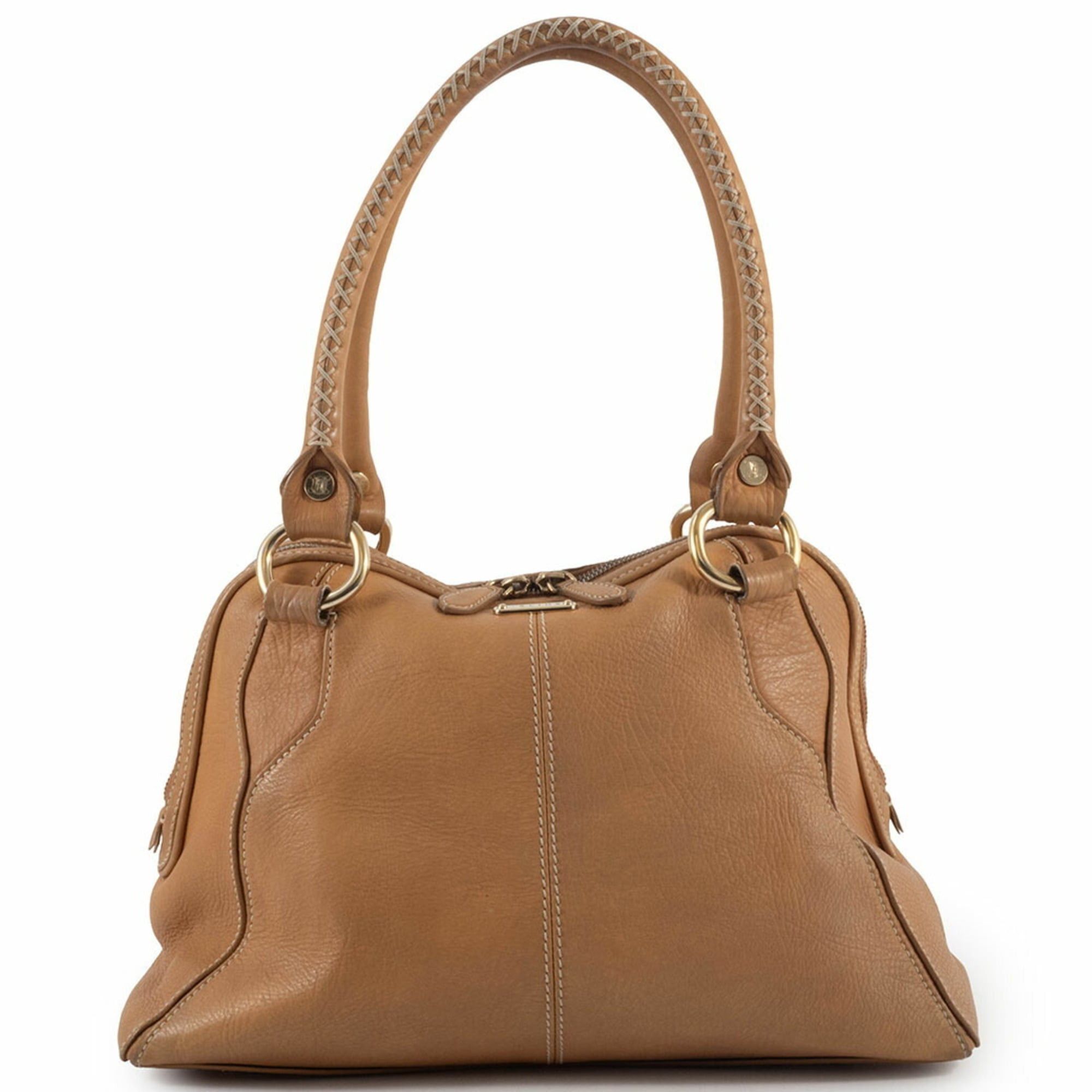 Celine Celine Bag Shoulder Leather PP-PA-0057 Beige Boston Size ONE SIZE - 1 Thumbnail