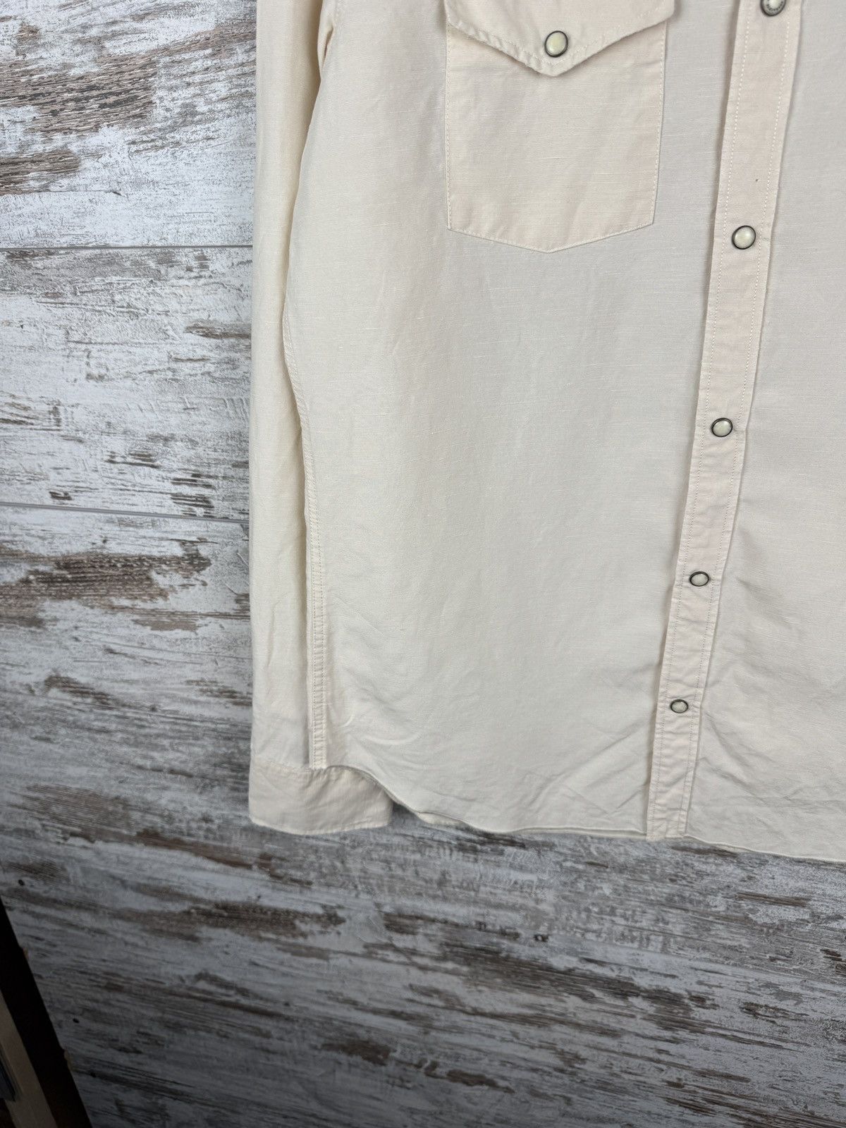 Allsaints Mens AllSaints BITTERWATER LS SHIRT button up pocket luxury Size US M / EU 48-50 / 2 - 3 Thumbnail