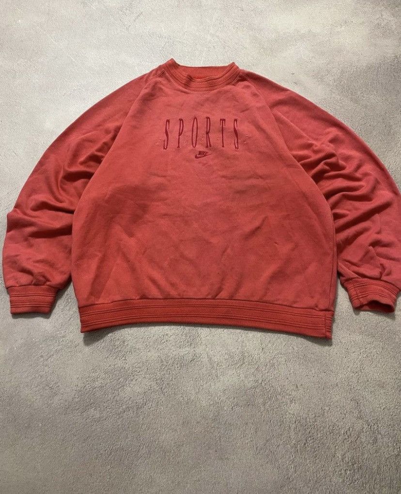 Nike Nike Sports 90s distressed y2k sweatshirt Size US L / EU 52-54 / 3 - 1 Thumbnail