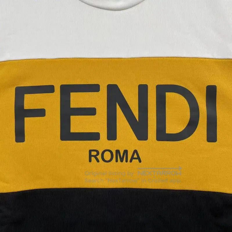 Fendi Fendi Colorblock Men's Long Sleeve Sweatshirt . Size US XL / EU 56 / 4 - 5 Thumbnail