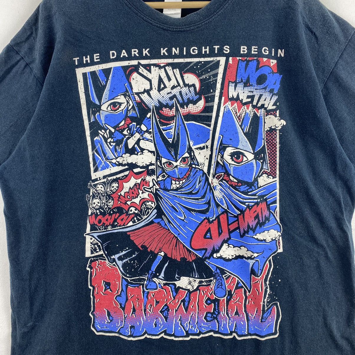 Other BABYMETAL Band Comic Style Print Black Oversize Short Sleeve Size US XL / EU 56 / 4 - 2 Thumbnail