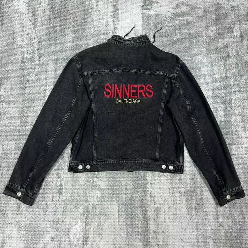 Balenciaga Balenciaga Washout Sinner Denim Size US L / EU 52-54 / 3 - 2 Thumbnail