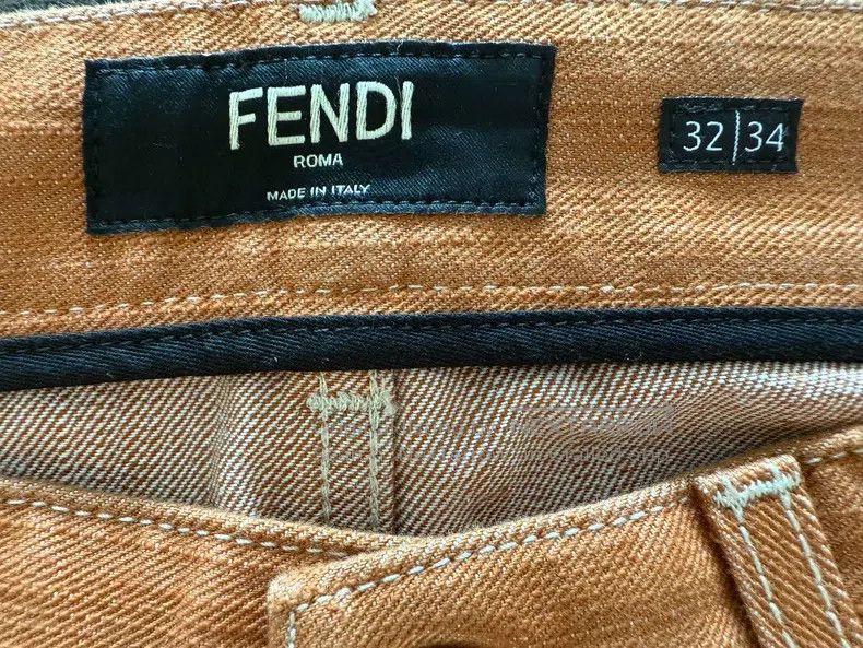 Fendi Fendi Orange Fringe Straight Casual Pants Size US 32 / EU 48 - 3 Thumbnail