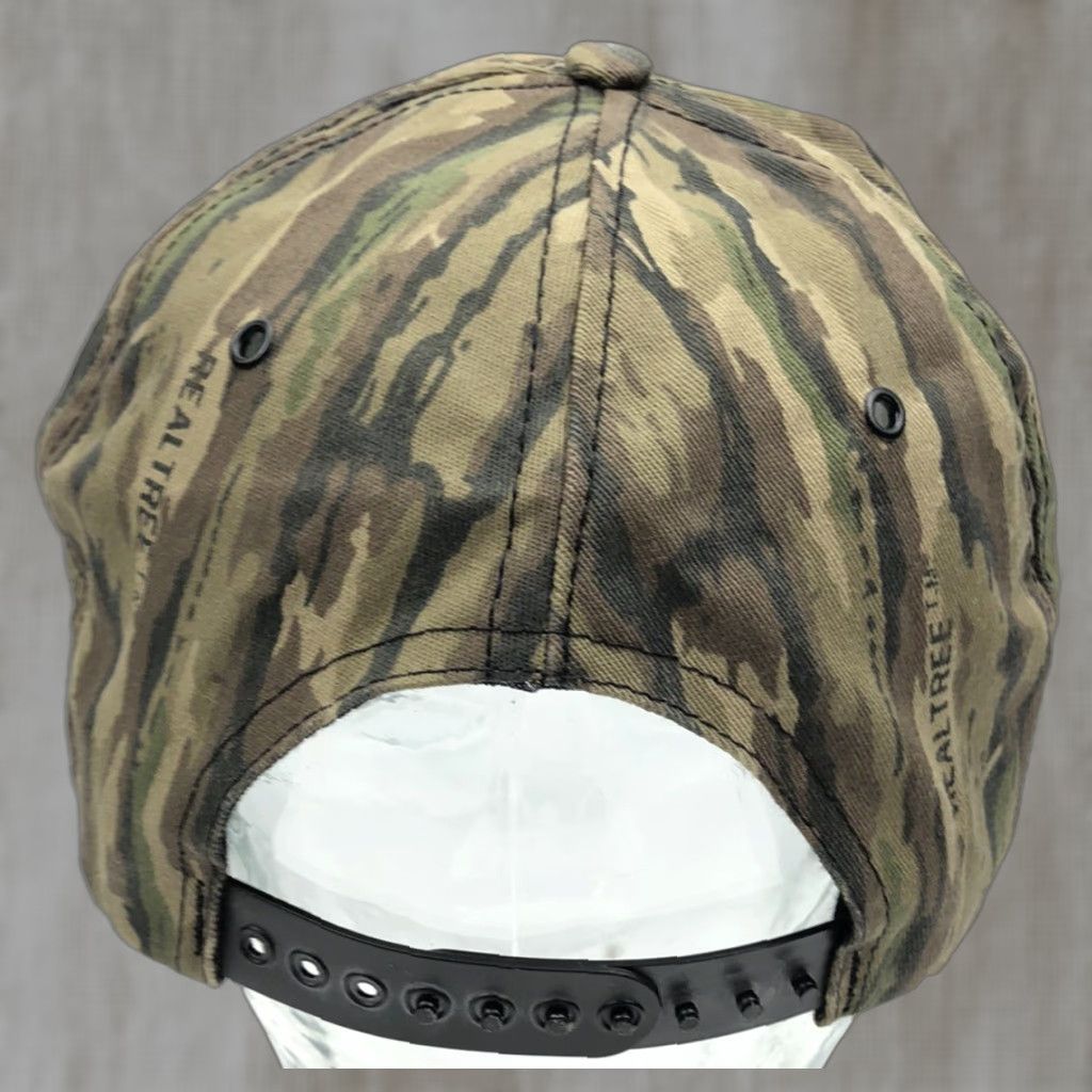 Realtree VINTAGE Realtree Camo Hat Cap SnapBack Trucker USA Made Deer Buck Hunter 90s 80s Size ONE SIZE - 1 Thumbnail