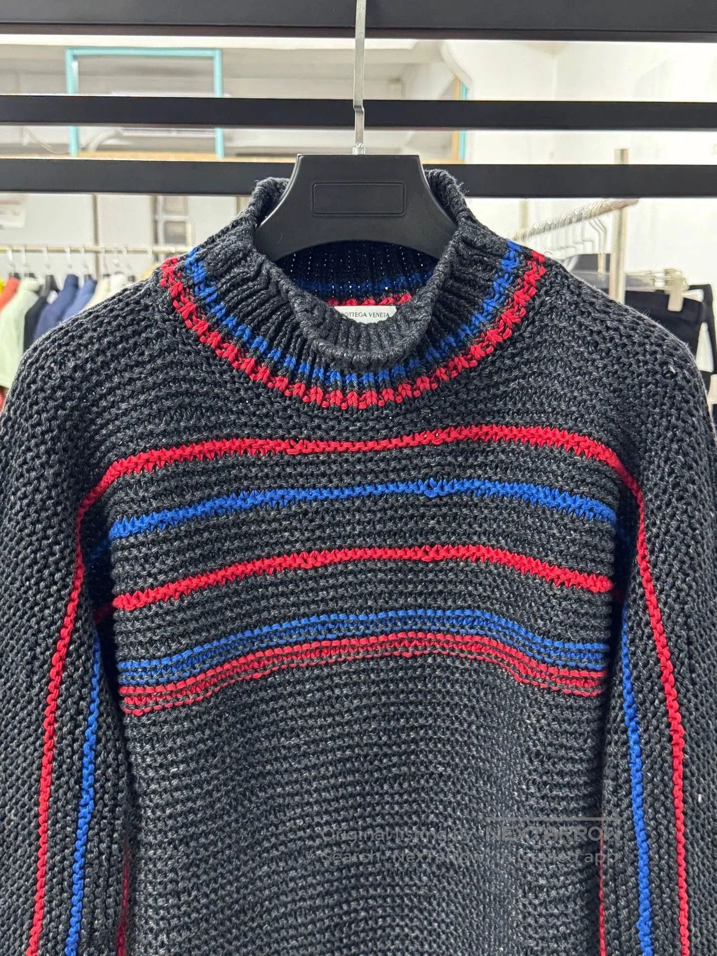 Bottega Veneta Bottega Veneta Men's Striped Knit Sweater. Size US M / EU 48-50 / 2 - 2 Thumbnail