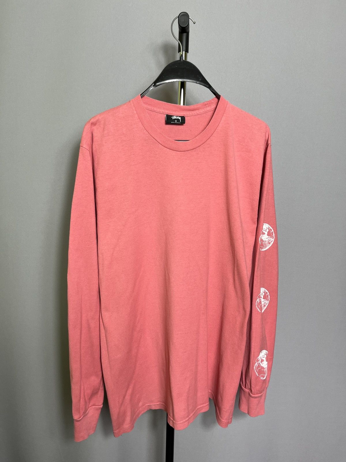 Stussy Stussy Pink Long Sleeve T Shirt Mens Cotton Size US M / EU 48-50 / 2 - 2 Thumbnail