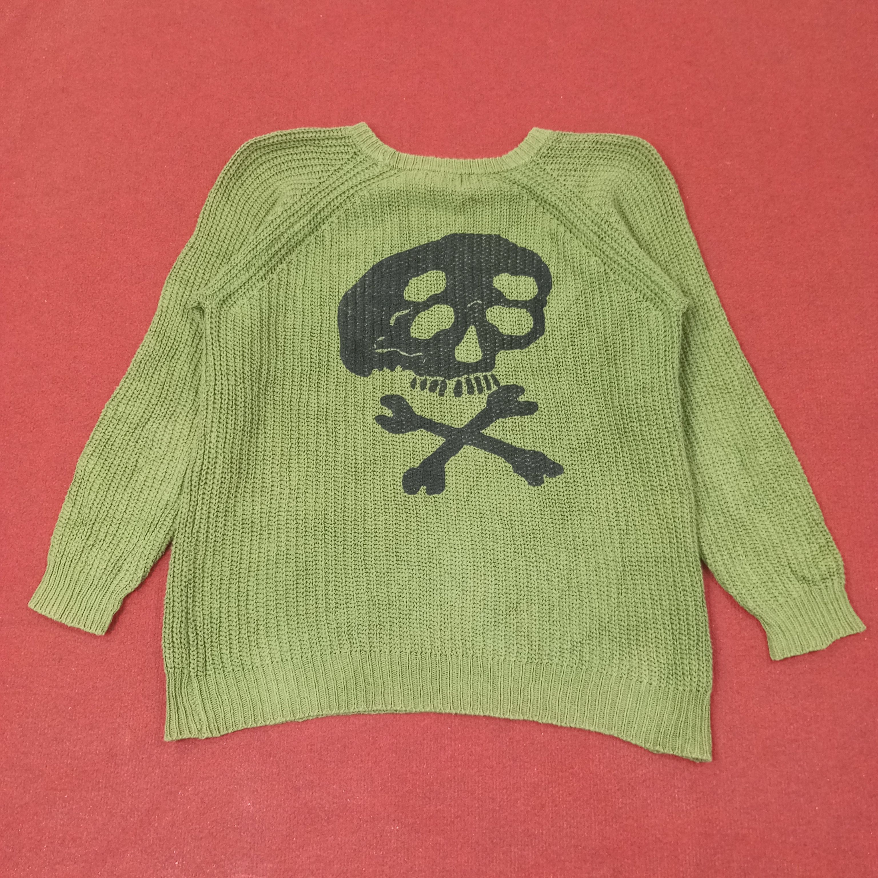 Vintage Coen Custom Skulls Art Knitwear c225n1 Size US M / EU 48-50 / 2 - 1 Thumbnail