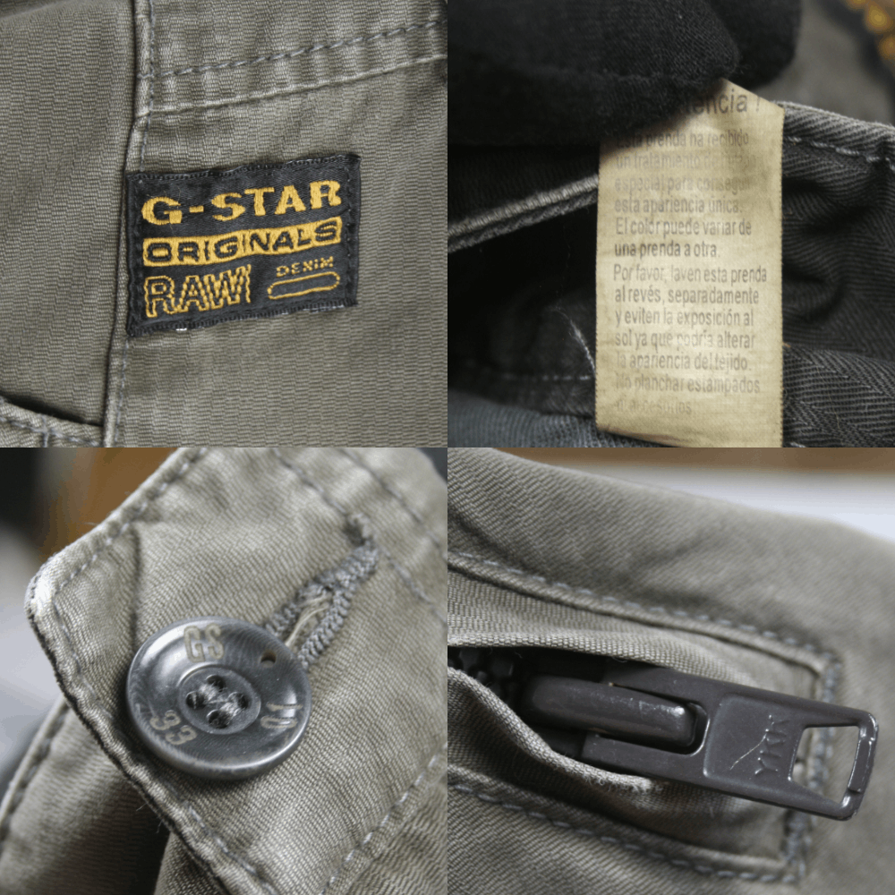 G-Star 00S Y2K Cargo Zip Pockets Pants Vintage Size US 29 - 14 Thumbnail