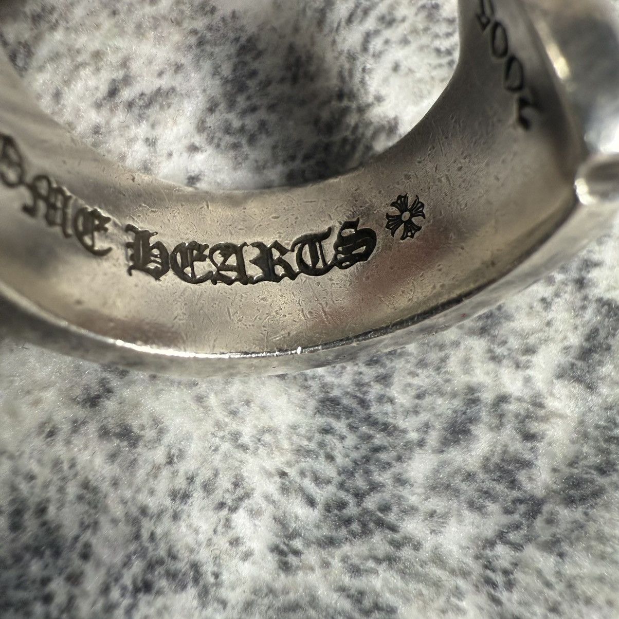 Chrome Hearts Chrome Hearts Large Scroll Label Silver Ring / SIZE 10 Size ONE SIZE - 6 Thumbnail
