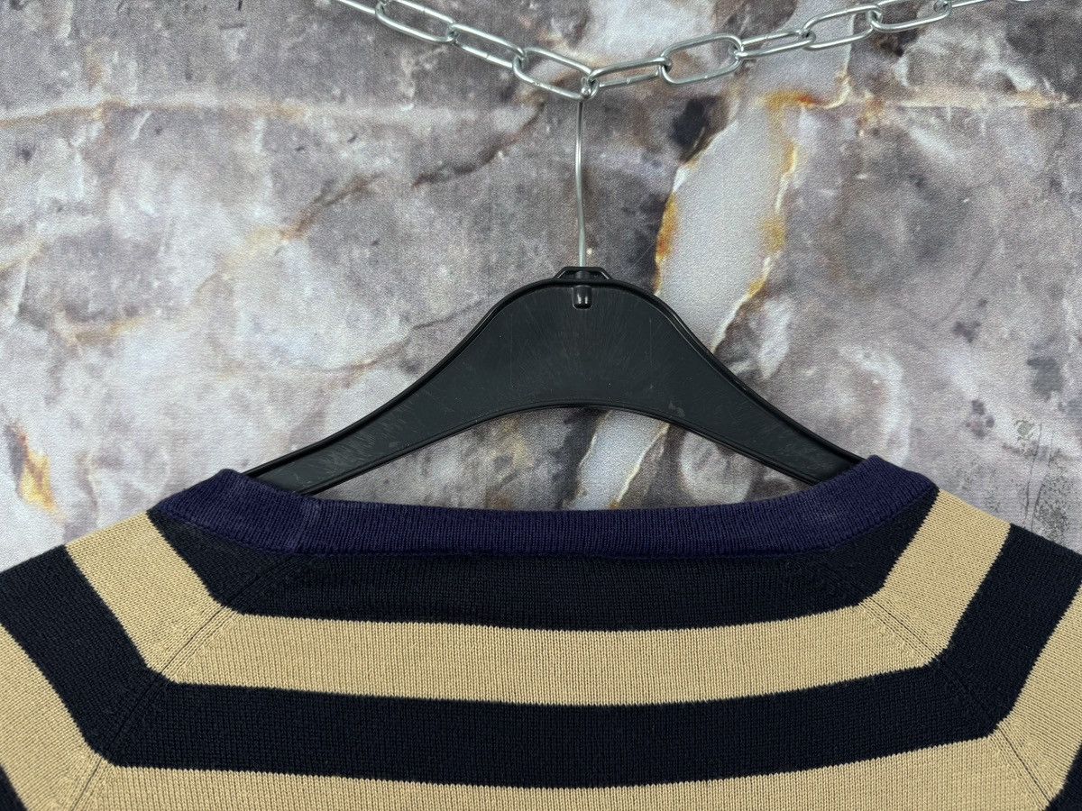 Burberry Men’s Lacoste Sweatshirt Stripes Pullover Size 5 ( Large ) Size US L / EU 52-54 / 3 - 12 Thumbnail