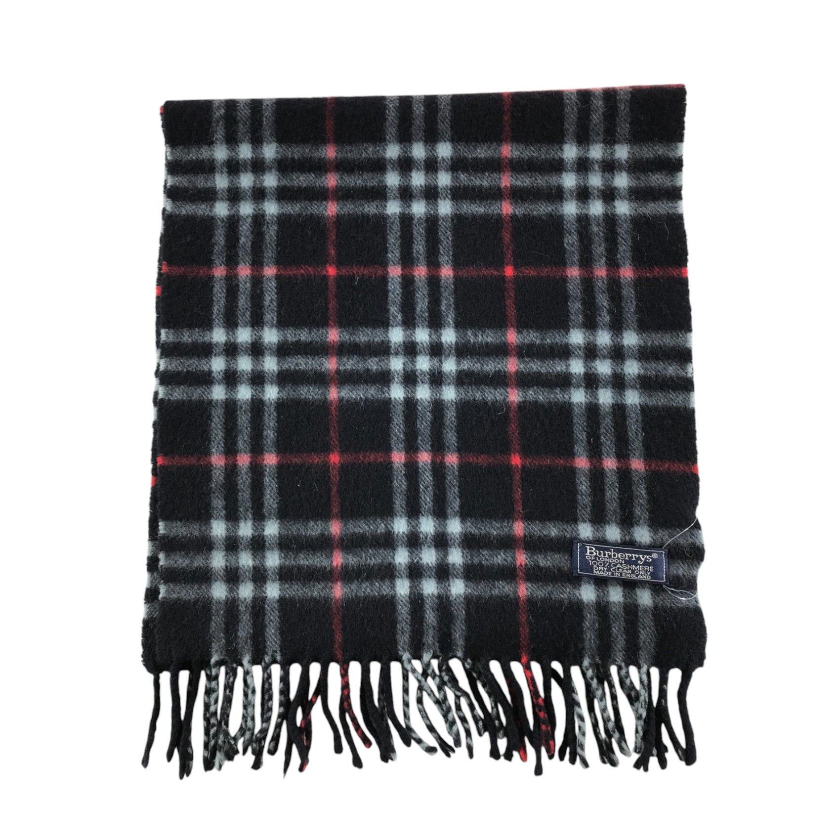 Burberry × Vintage Burberry Scarf / Muffler / Neckwear - WW2502 Size ONE SIZE - 2 Thumbnail