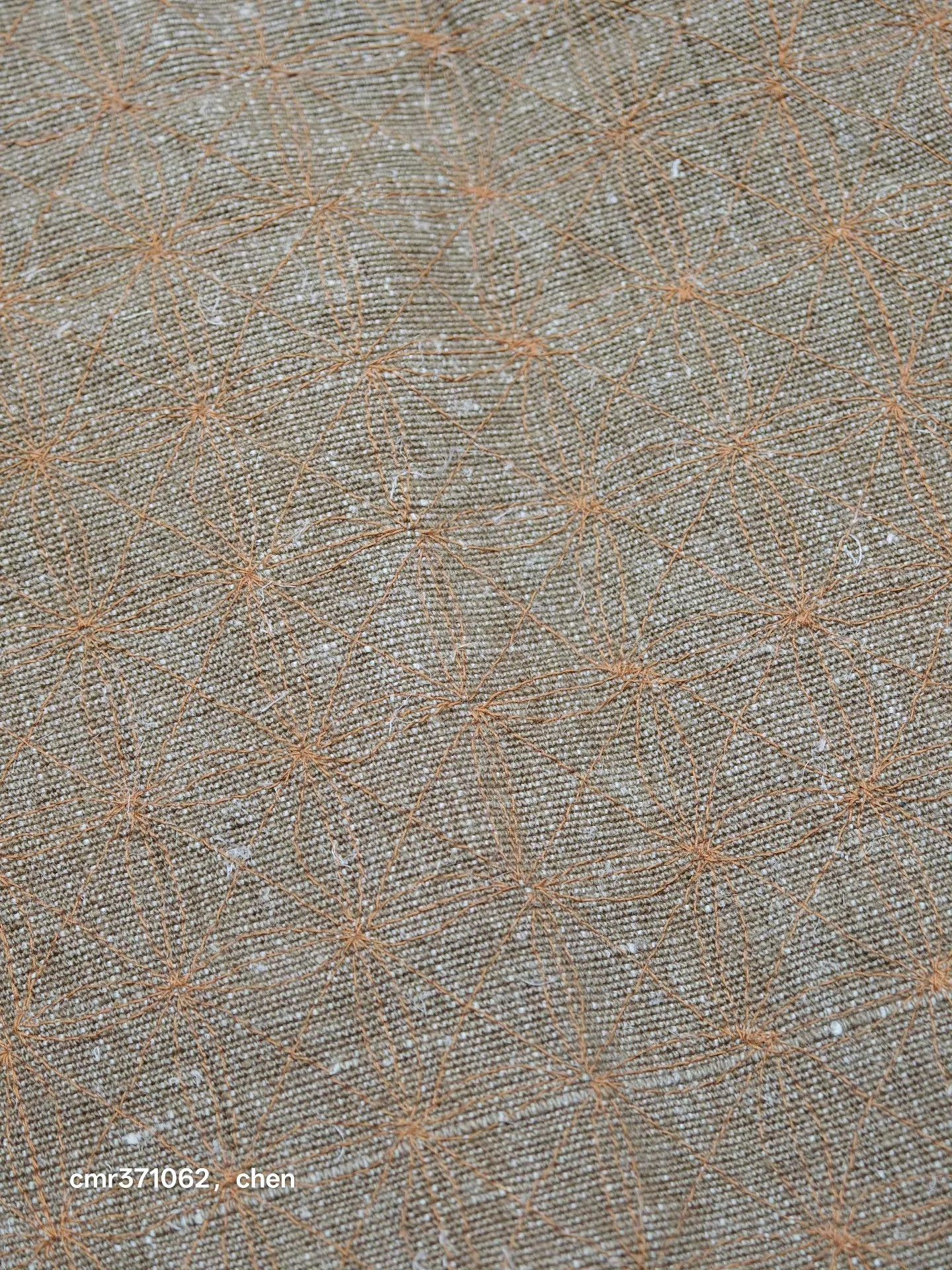 Visvim visvim 16 ICT Musette Canvas Sashiko Asanoha Light Brown NWT Size ONE SIZE - 3 Thumbnail