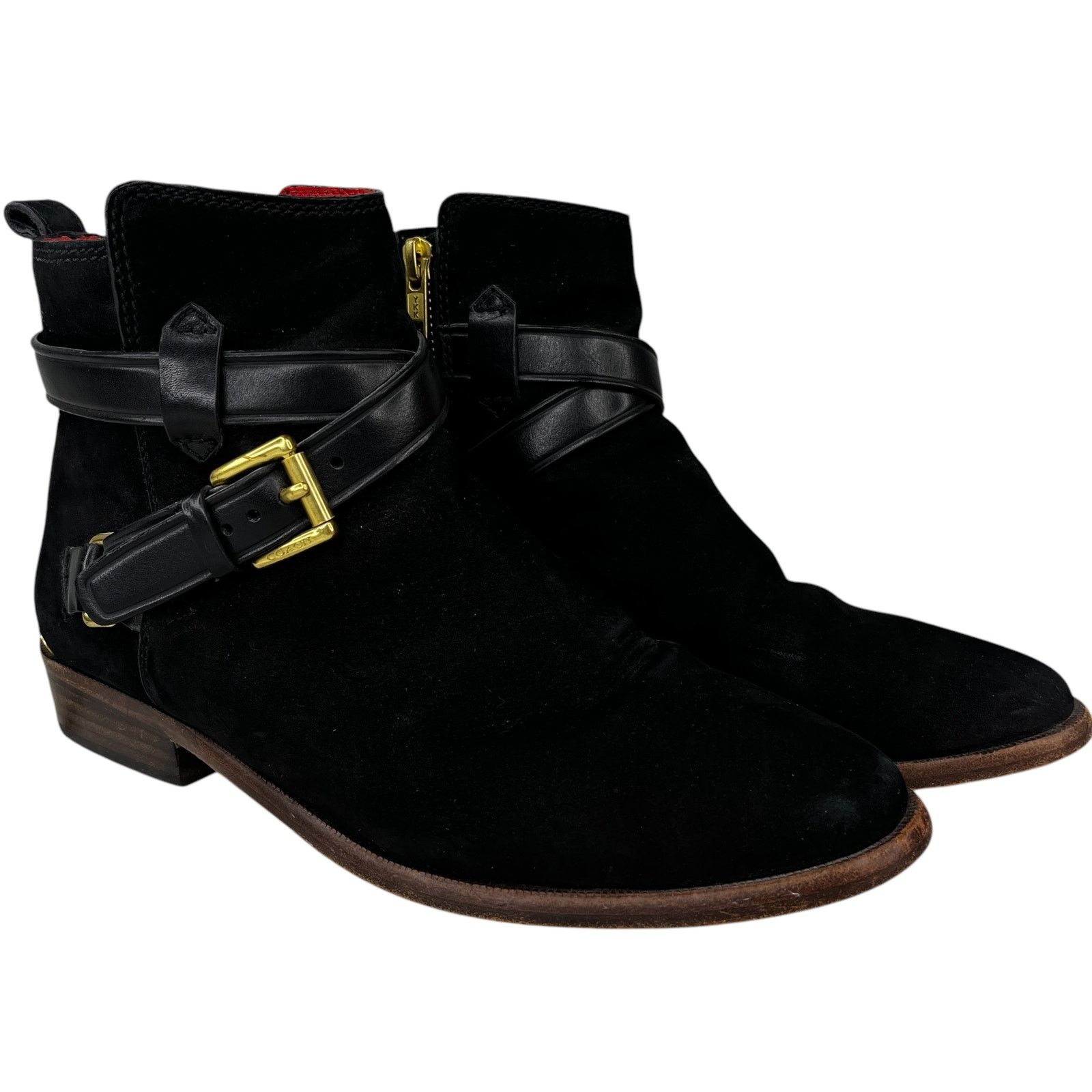 Coach Black Suede Boots for Women for sale | eBay Coach Black Suede Ankle Boots with Block Heel - Women main image 2