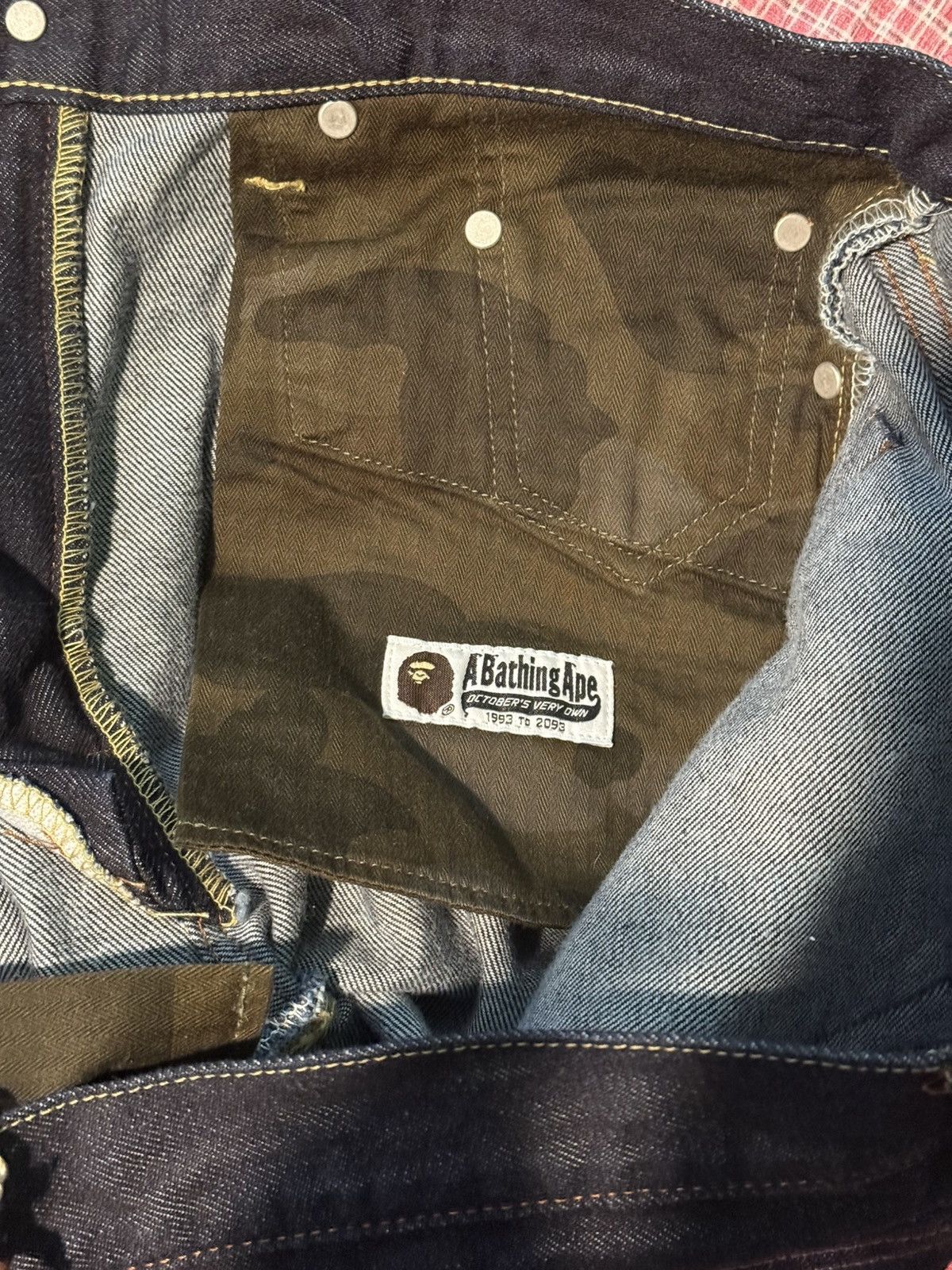 Bape × October's Very Own Medium Bape x OVO denim jeans Size US 30 / EU 46 - 11 Thumbnail