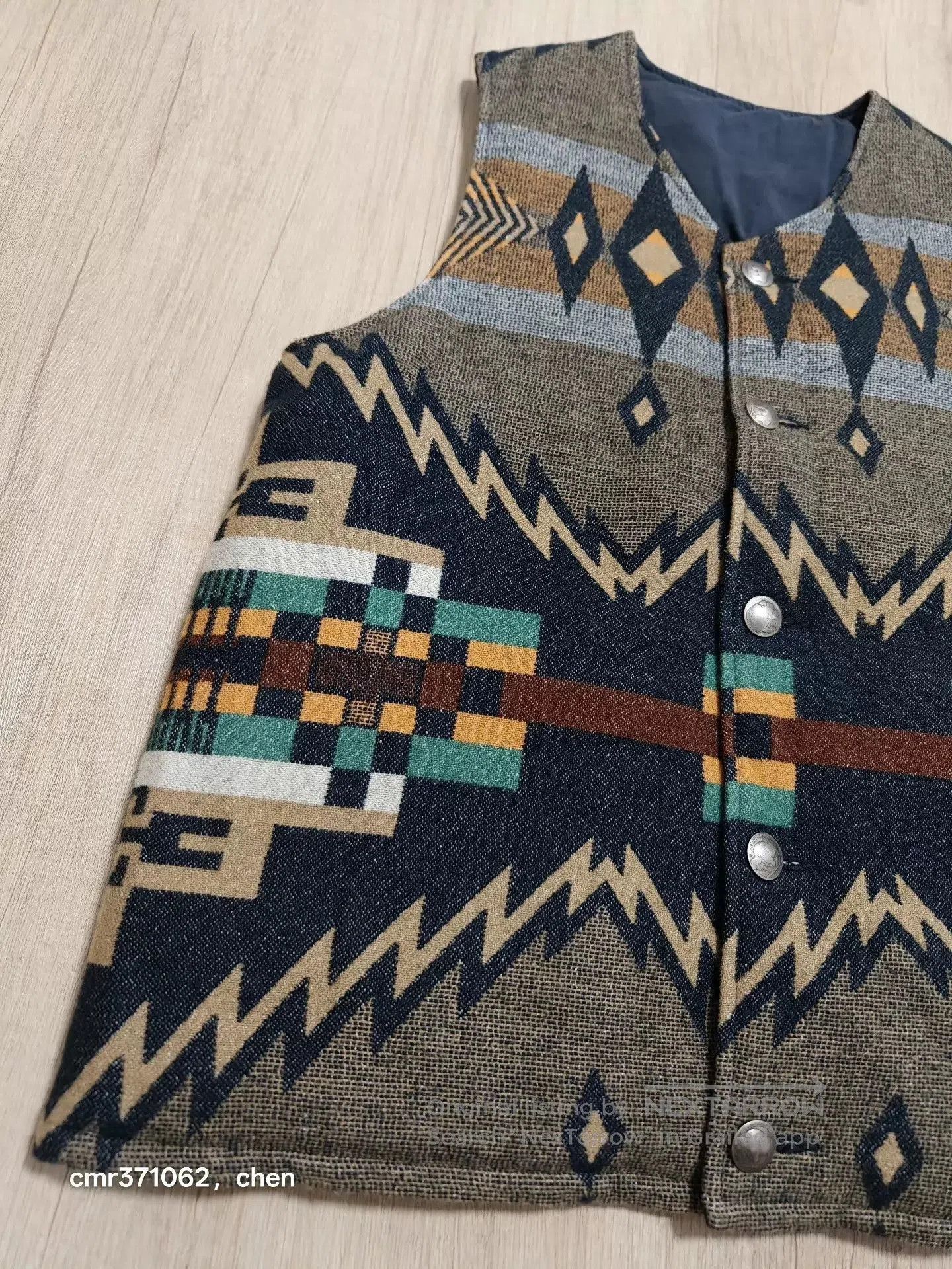 Visvim Black Patterned Sleeveless Vest Size M. Size US M / EU 48-50 / 2 - 2 Thumbnail