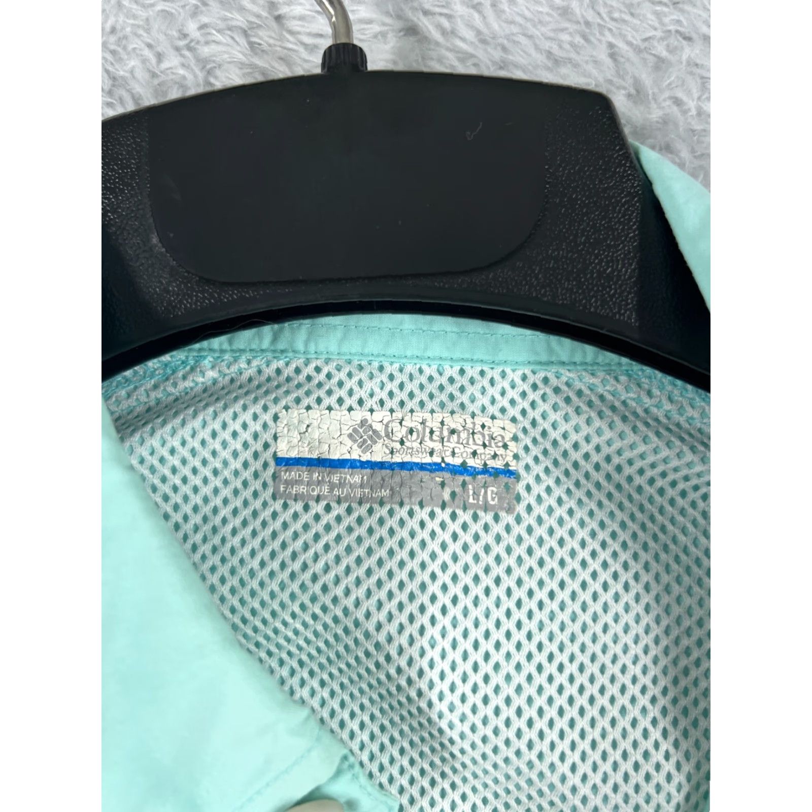 Altea Columbia Shirt Men’s Large Teal PFG Fishing Angler Nylon UPF Vented Button-Up Size US L / EU 52-54 / 3 - 7 Thumbnail