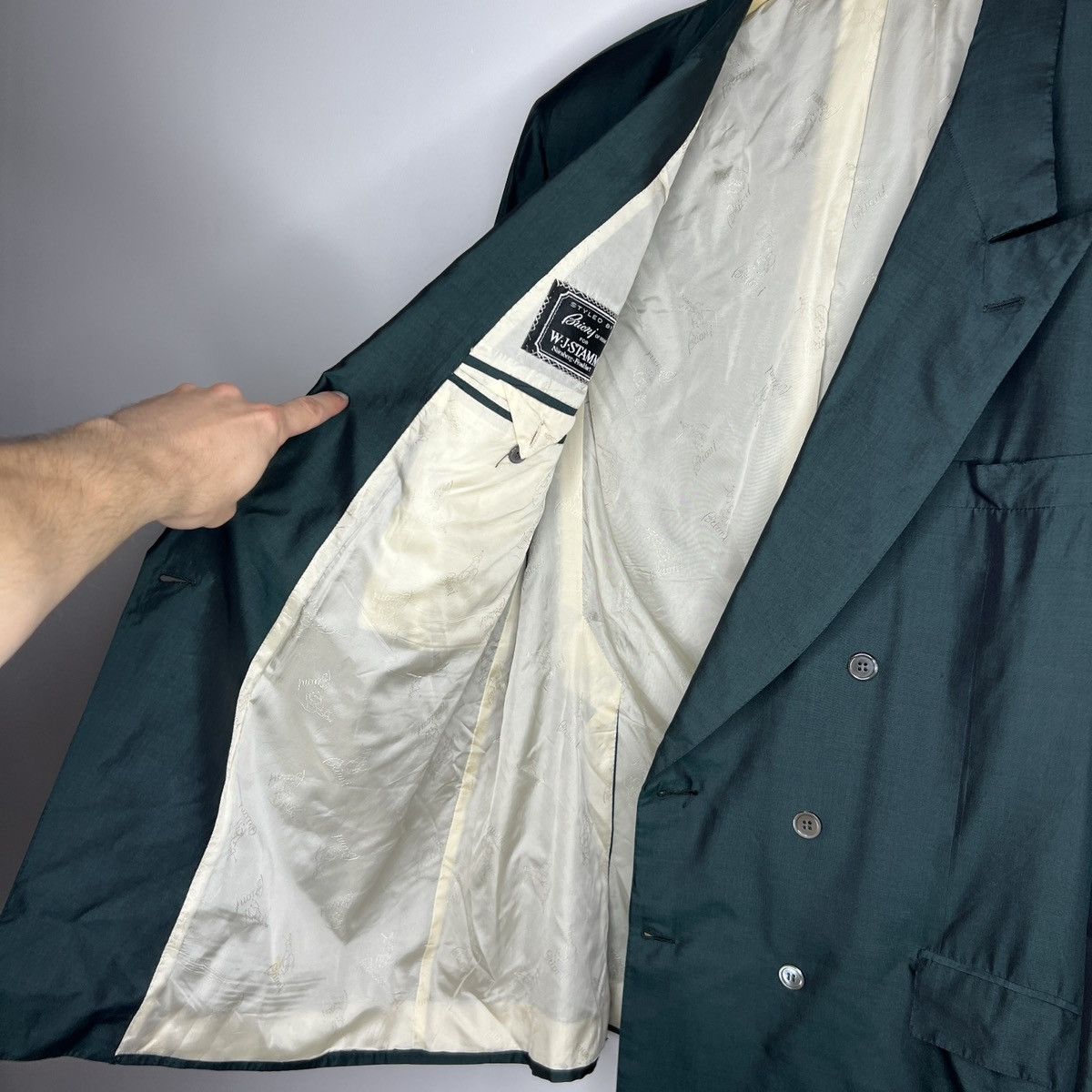 Brioni Brioni Roma double-breasted blazer silk Jacket Size 44R - 10 Thumbnail