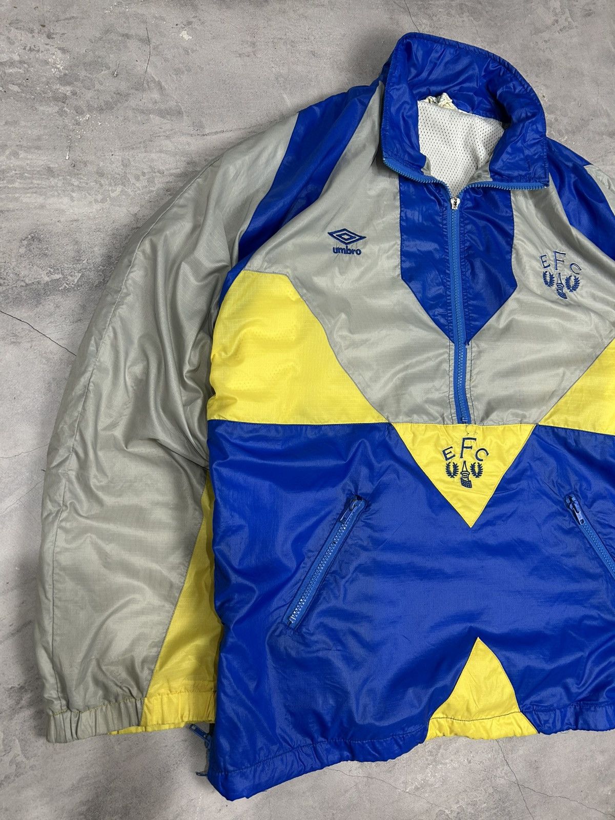 Umbro × Vintage 1991/93 EVERTON VINTAGE UMBRO FOOTBALL TRACK TOP JACKET Size US XL / EU 56 / 4 - 3 Thumbnail