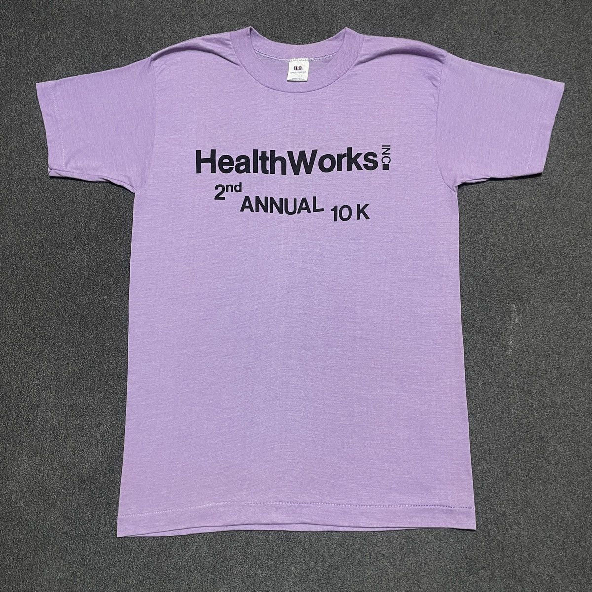 Saucony Vintage 80s Saucony HealthWorks Race Inc T-shirt Size US L / EU 52-54 / 3 - 4 Thumbnail