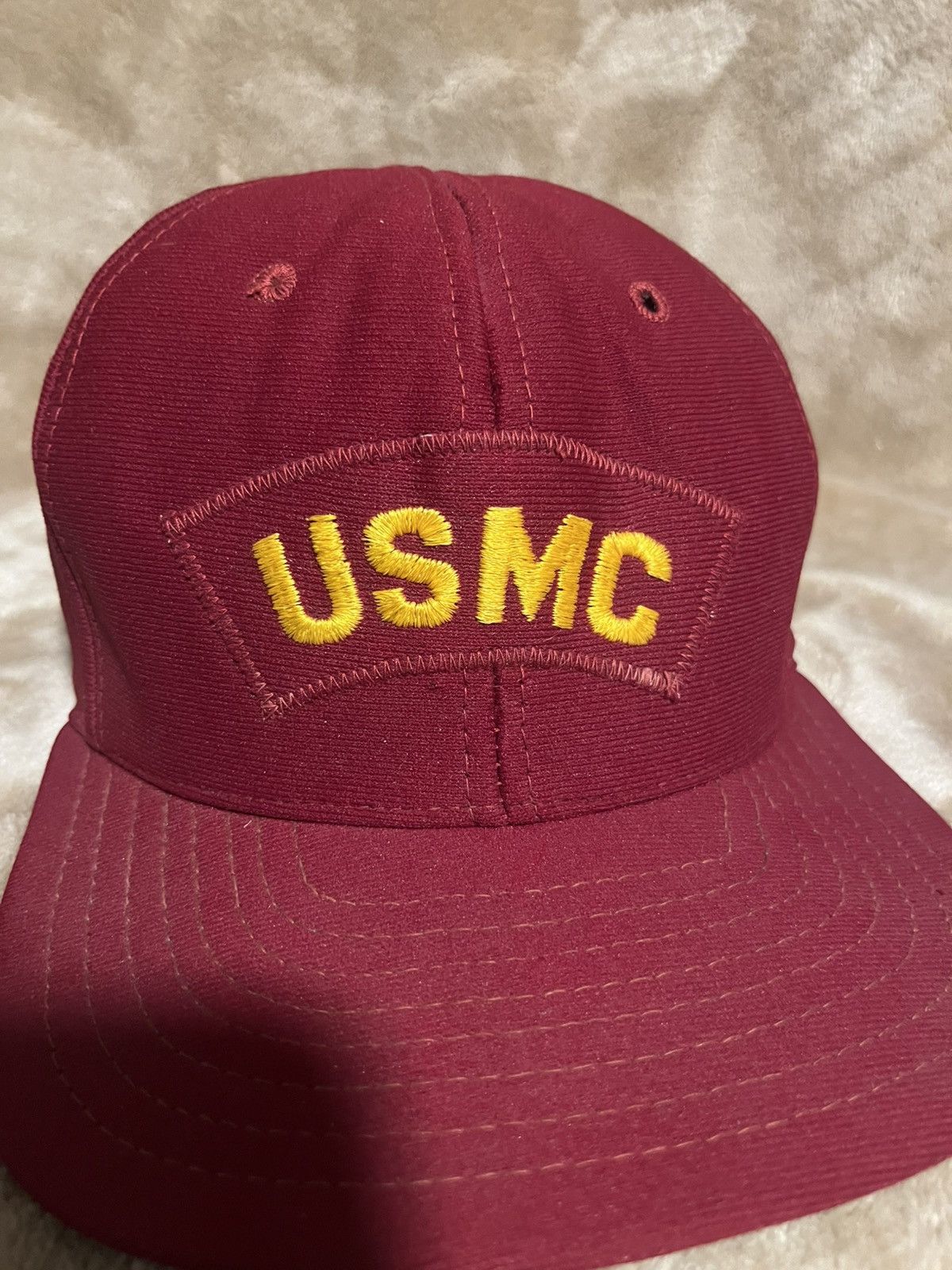 New Era Vintage 90’s 80’s New Era Made in USA USMC hat Size ONE SIZE - 2 Thumbnail