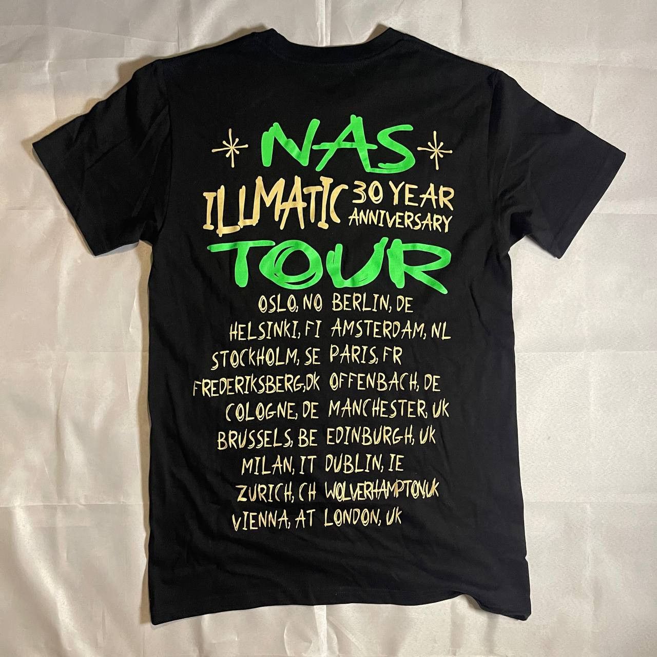 Nas Nas illmatic 30 Year Anniversary Tour T-shirt Size US S / EU 44-46 / 1 - 4 Thumbnail