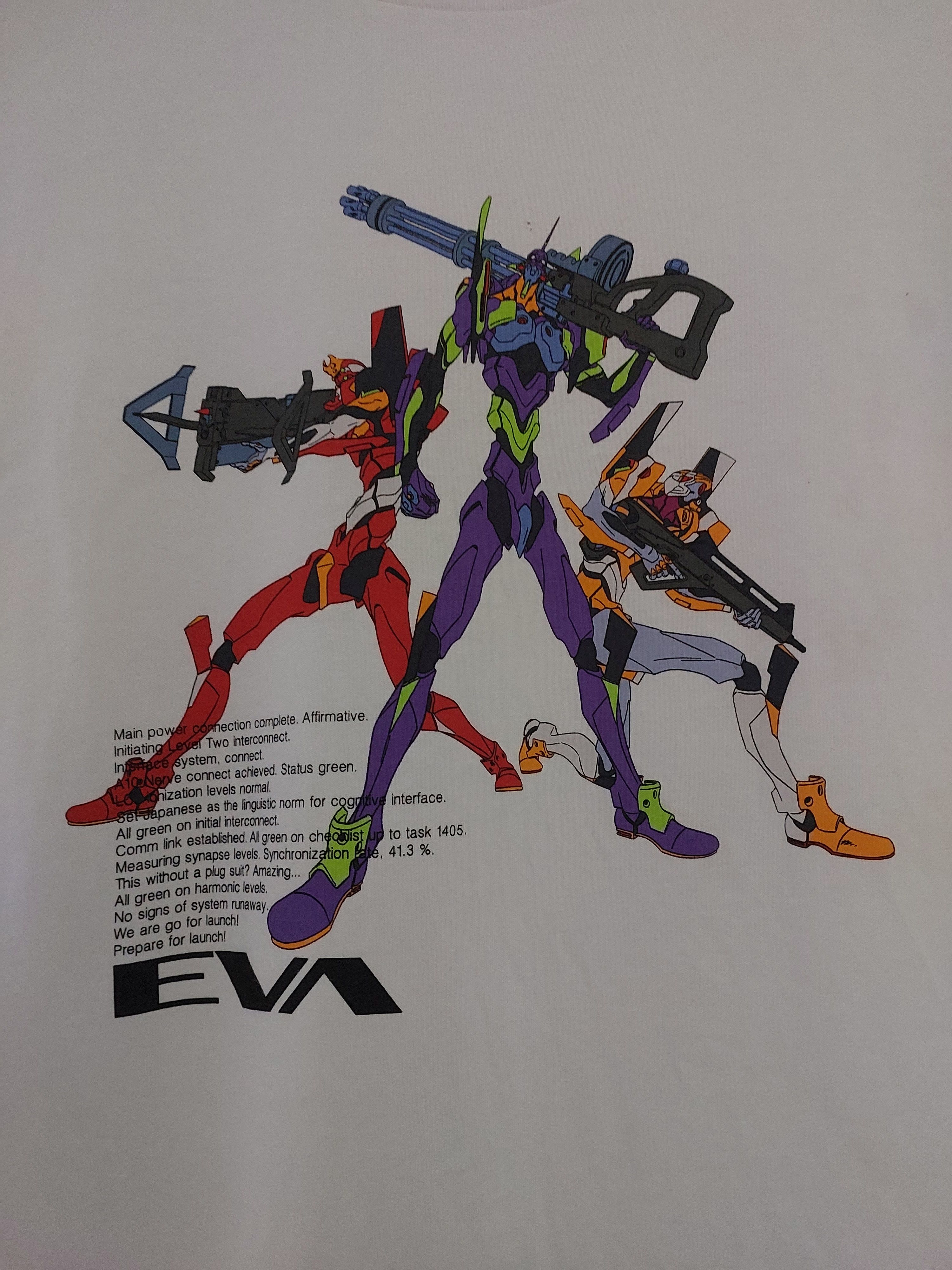 Anime EVANGELION ANIME T-SHIRT Size US XXL / EU 58 / 5 - 7 Thumbnail