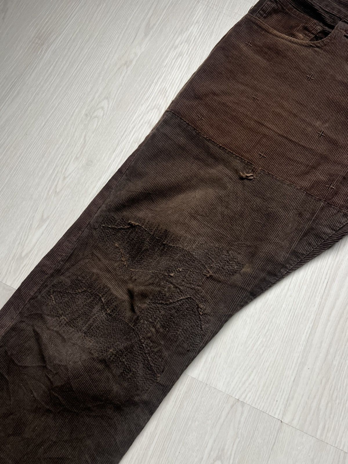 NADA Rebirth To Tabura Rasa Boro Leather Pocket Like Undercover Size US 31 - 7 Thumbnail