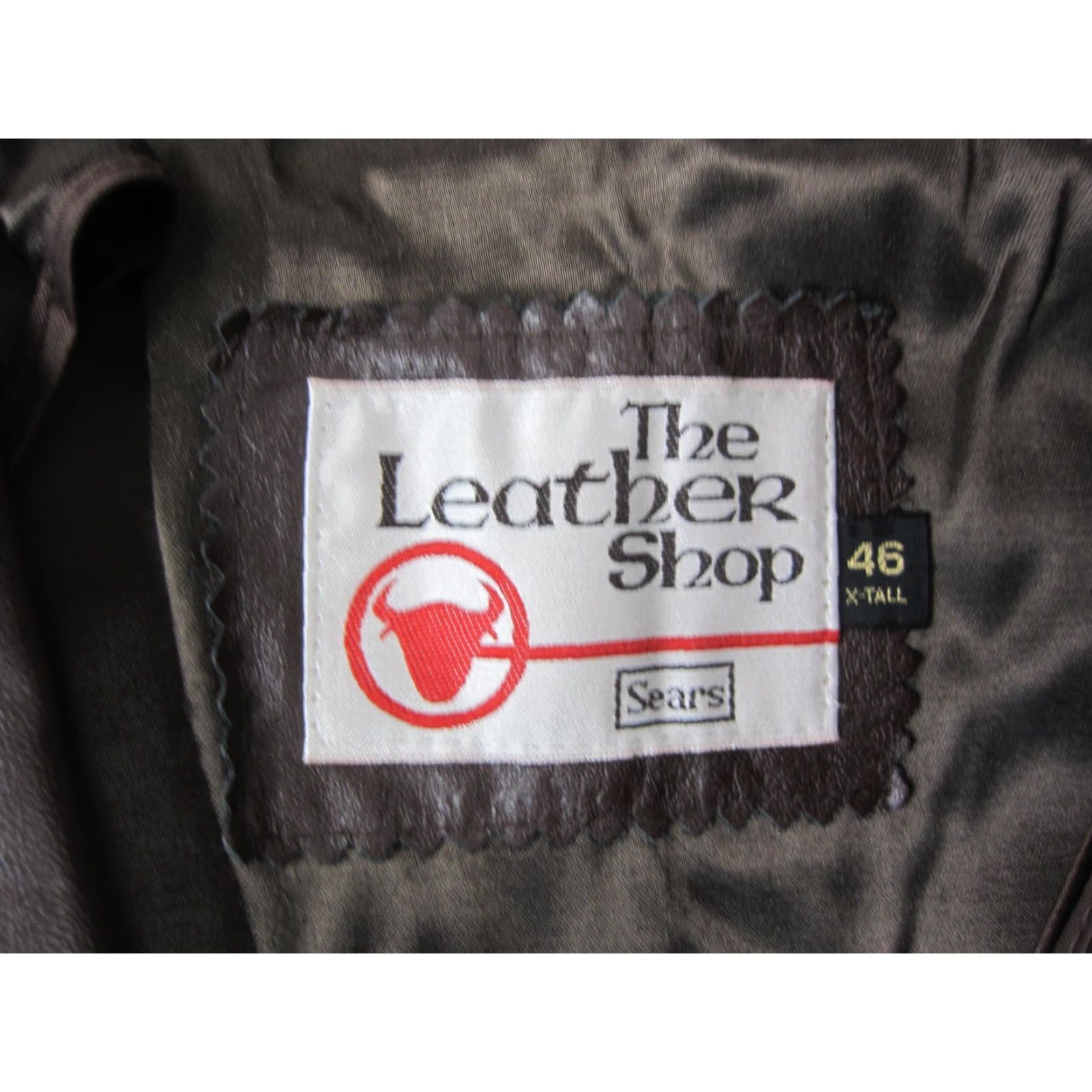 Sears VINTAGE Sears Jacket Mens 46 X-Tall Brown Plaid Leather Trench Coat 70s Size US S / EU 44-46 / 1 - 3 Thumbnail
