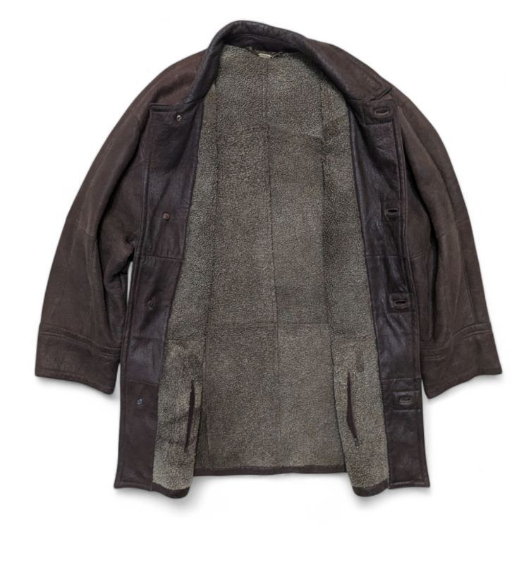 Other WERNER CHRIST Shearling Lambskin Brown Jacket Size US XL / EU 56 / 4 - 3 Thumbnail