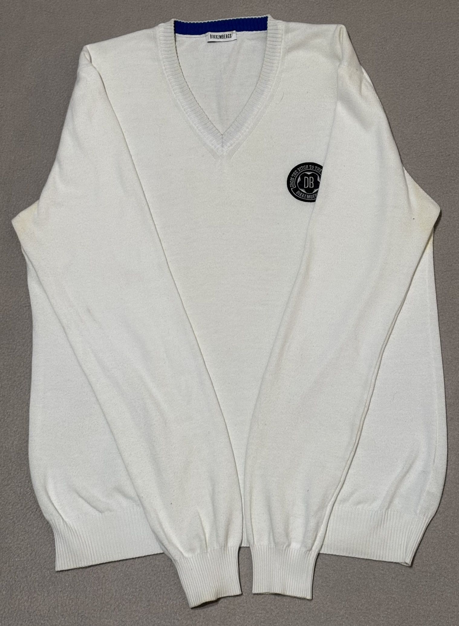 Dirk Bikkembergs Bikkembergs V-neck sweater size L Size US L / EU 52-54 / 3 - 8 Thumbnail