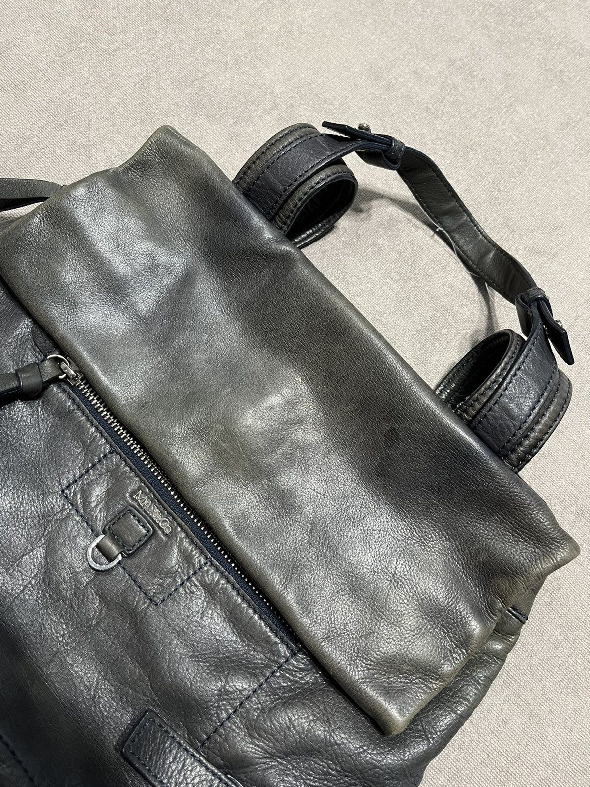 Max Mara Max&co Womens Leather Backpack Bag Vintage Y2K Handle Mara Size ONE SIZE - 3 Thumbnail