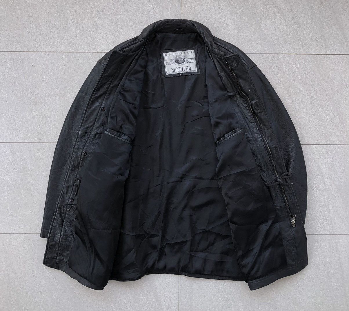 Vintage Vintage HARAJUKU Men’s Cow Genuine Leather Trench Coat Size US L / EU 52-54 / 3 - 11 Thumbnail