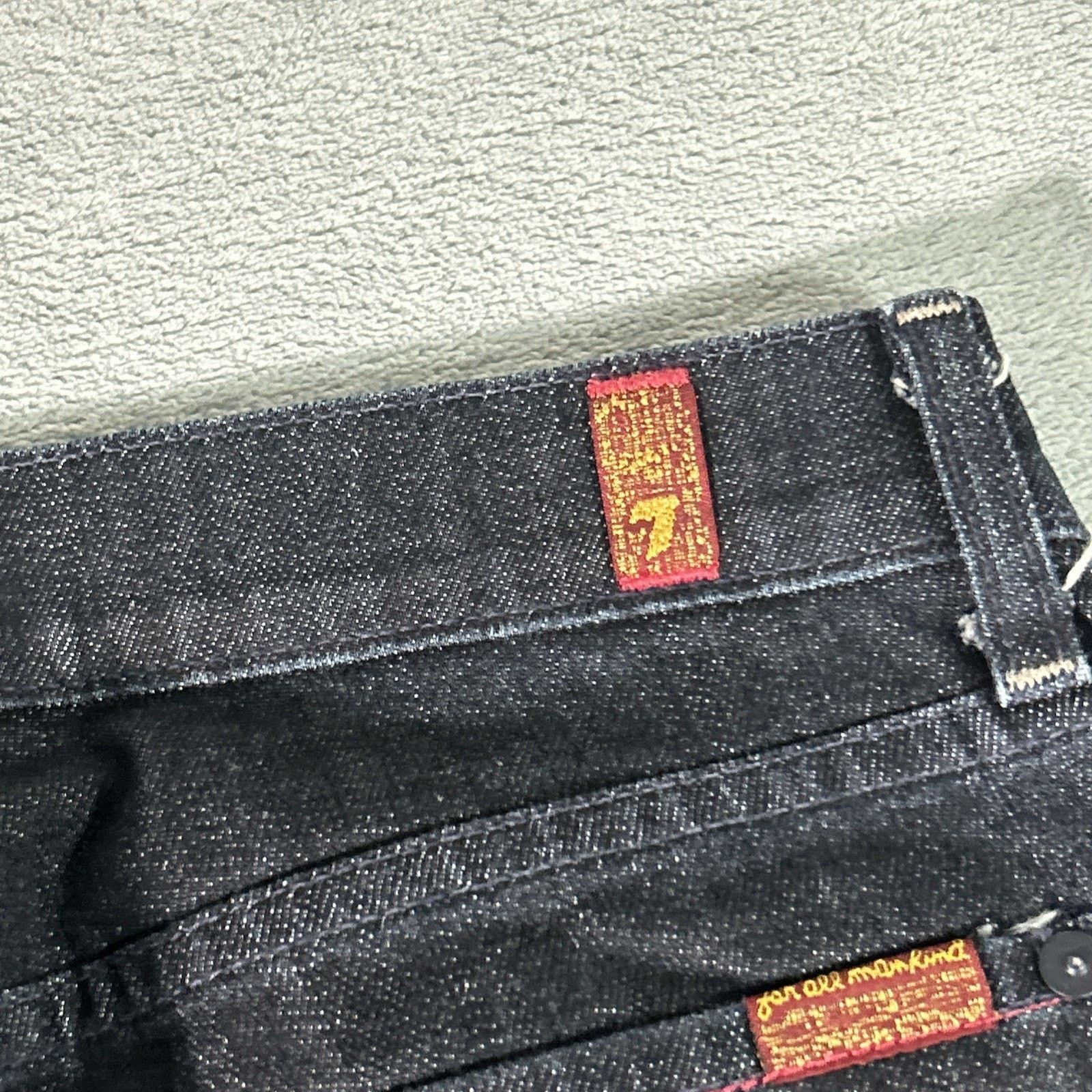 7 For All Mankind 7 For All Mankind Baggy Dojo Jeans 32x28 Wide Loose Relaxed Size 32" / US 10 / IT 46 - 4 Thumbnail