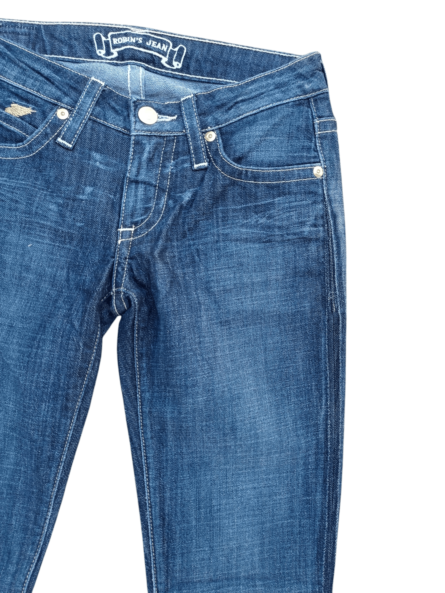 Robins Jeans FLARED Robins Jeans Embroidery Logo Denim Size US 26 / EU 42 - 2 Thumbnail