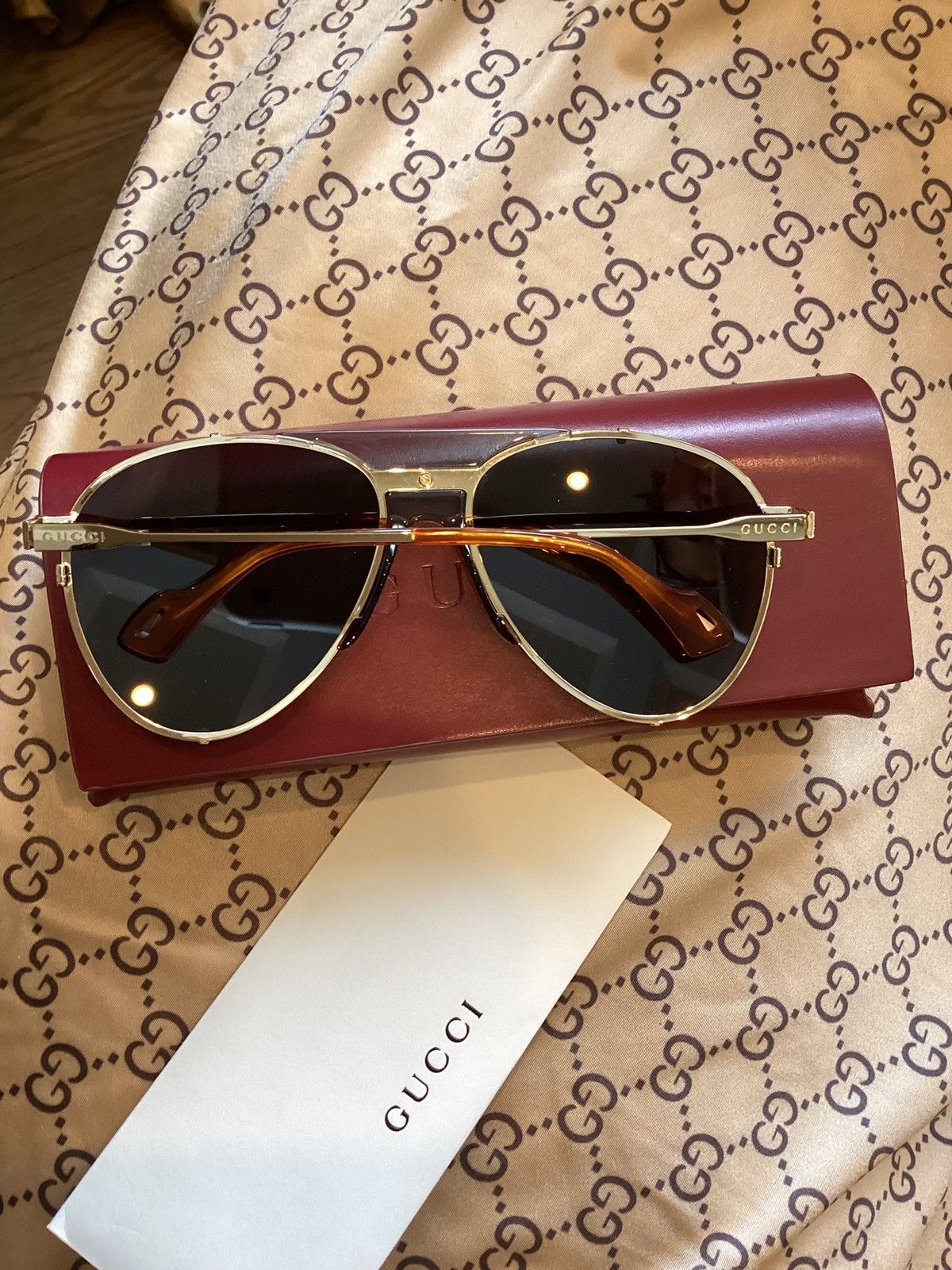 Gucci Gucci Sunglasses Size ONE SIZE - 6 Thumbnail