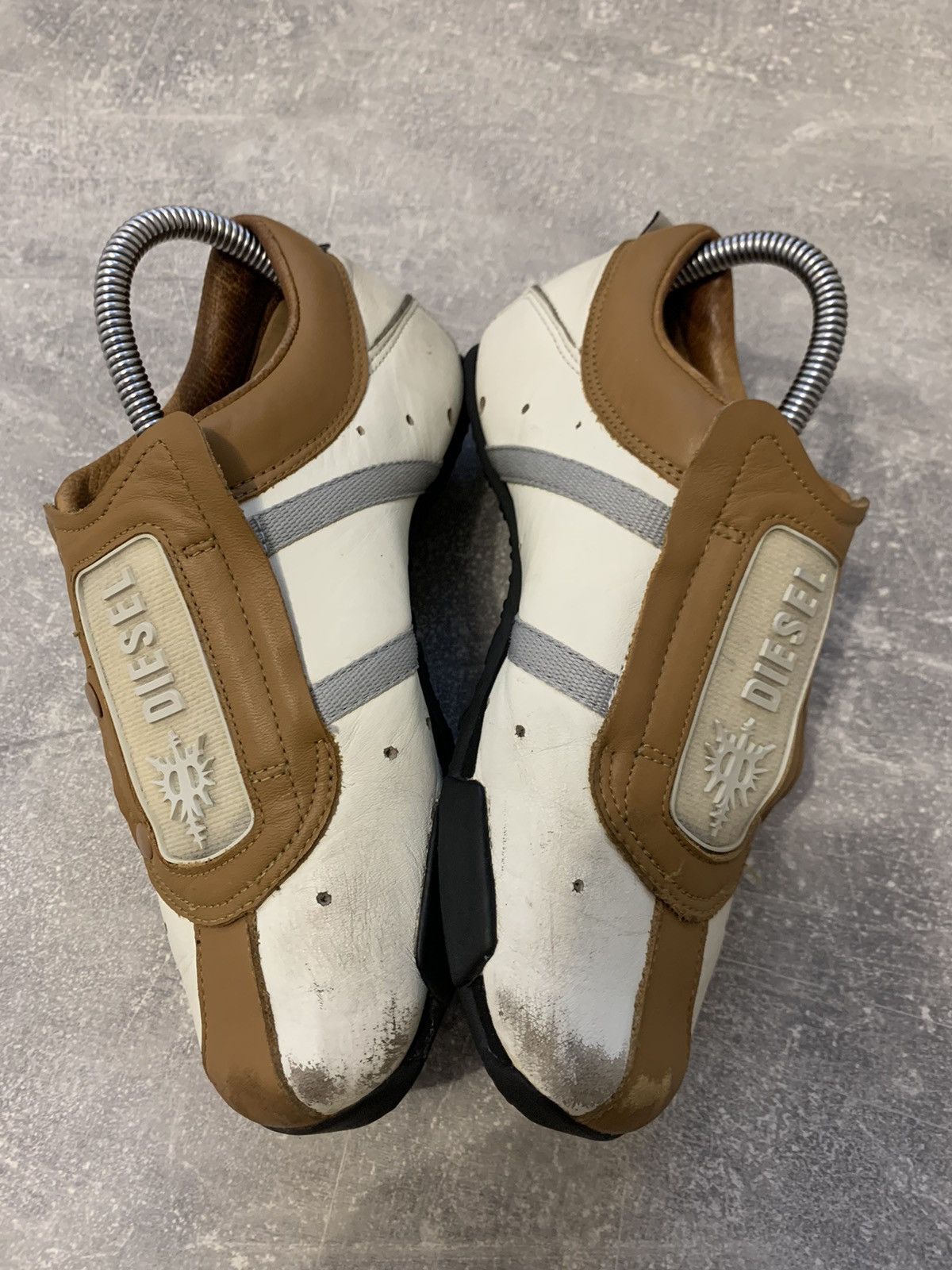 Diesel Vintage Leather Diesel Slip on Sneakers Y2k Style Size US 6 / IT 36 - 4 Thumbnail