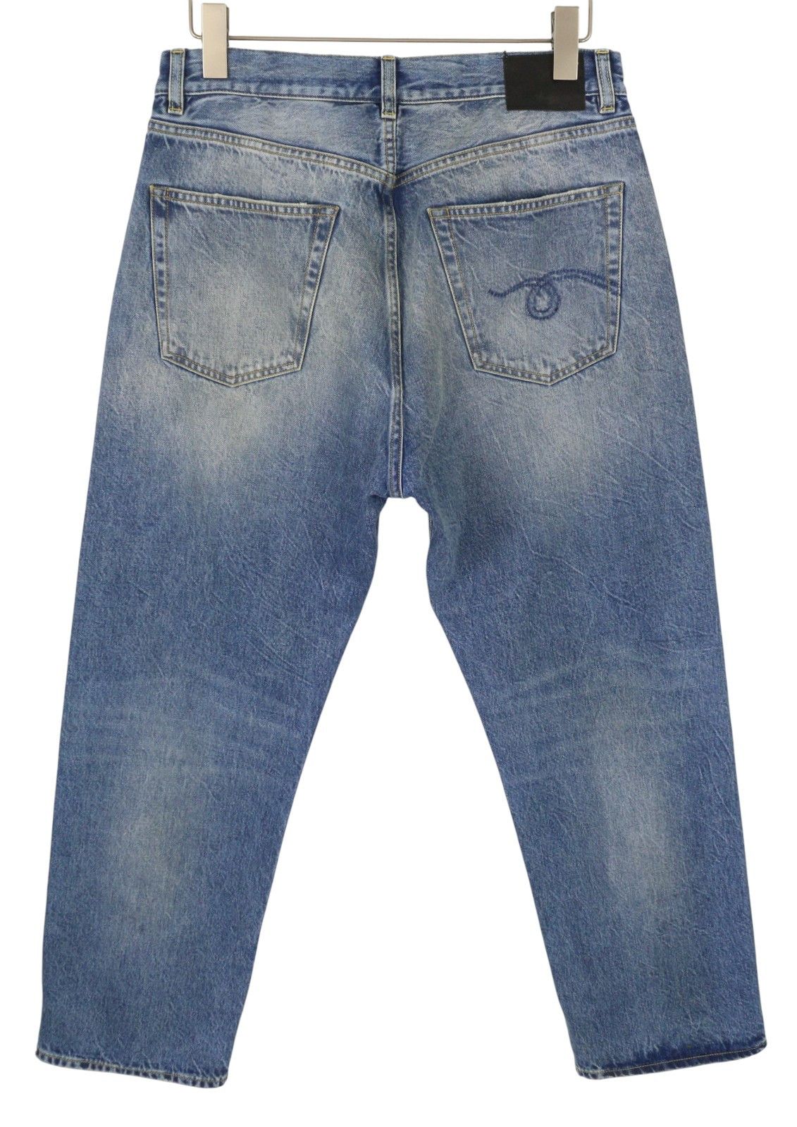 R13 CUFFED X-BF 28 Jasper Faded Denim 87202 Size 28" / US 6 / IT 42 - 2 Thumbnail