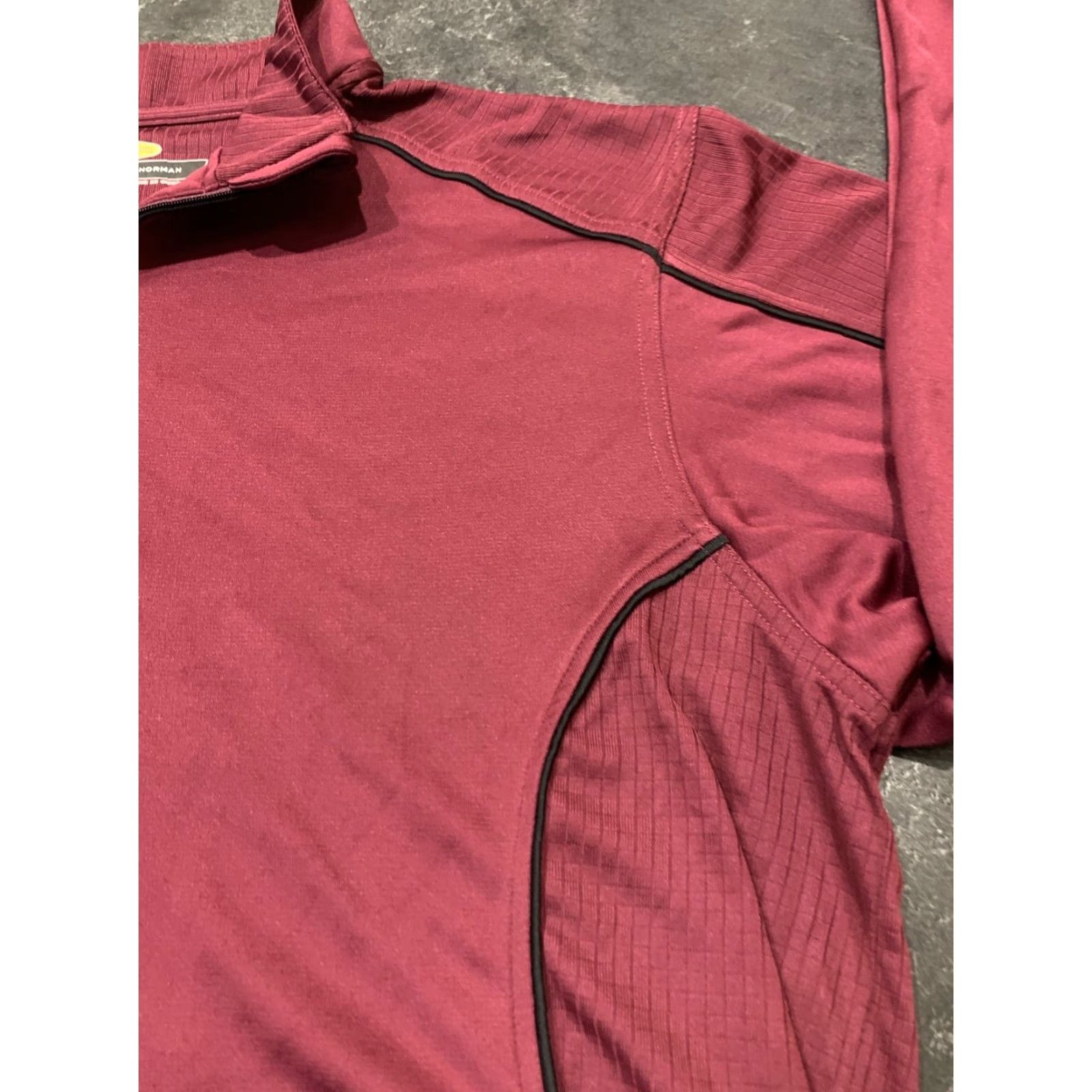 Vintage Greg Norman Performance Quarter Zip Pullover Sweater Men’s M Red Moisture-Wicking Golf Activewear Size US M / EU 48-50 / 2 - 3 Thumbnail