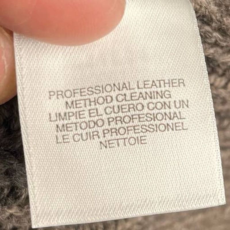 Juicy Couture Juicy Couture Chunky Knit Leather Sweater Jacket Y2K N-04 Size M / US 6-8 / IT 42-44 - 8 Thumbnail