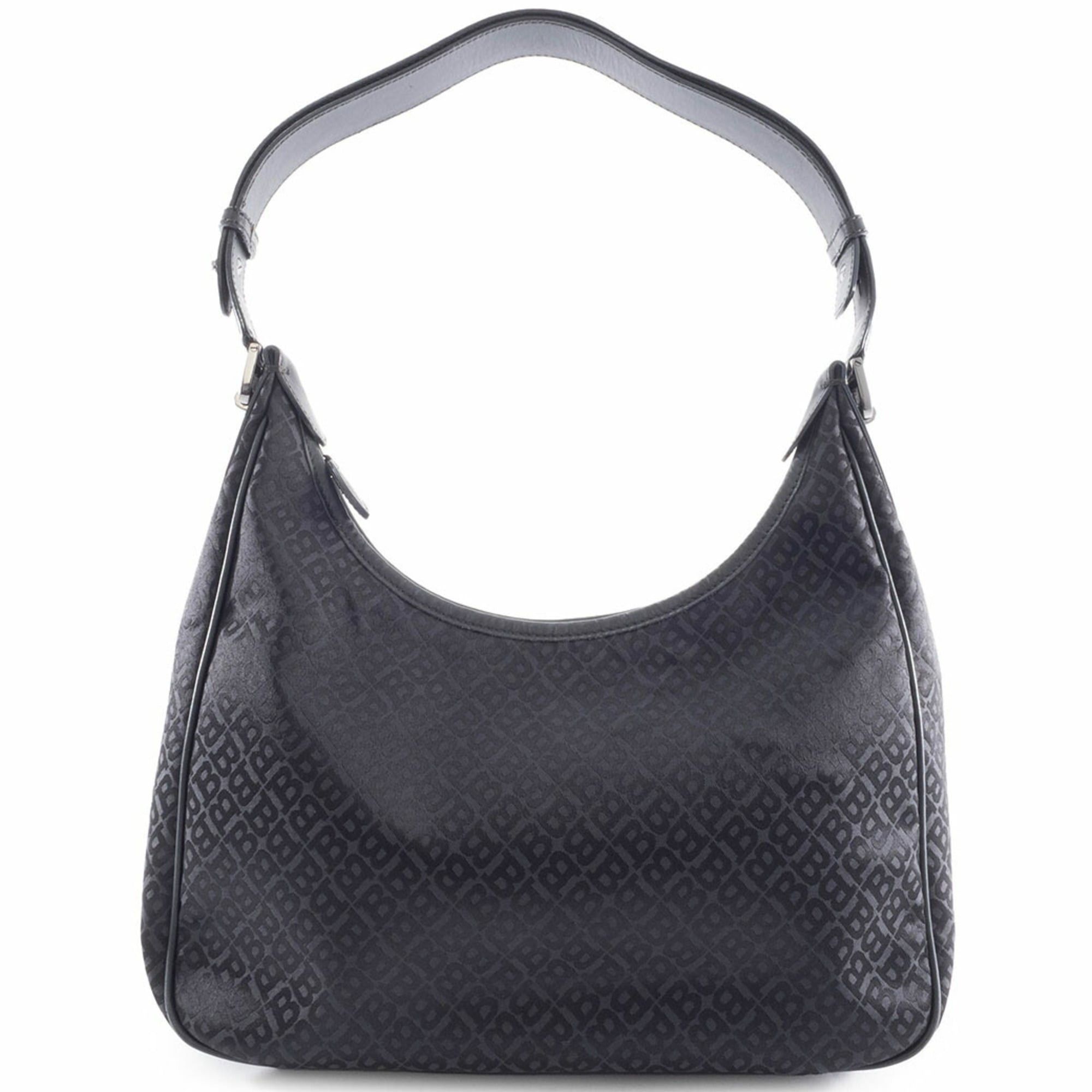 Bally BALLY Hobo Shoulder Bag in Nylon/Leather, Black, Women's, Handbag Size ONE SIZE - 1 Thumbnail