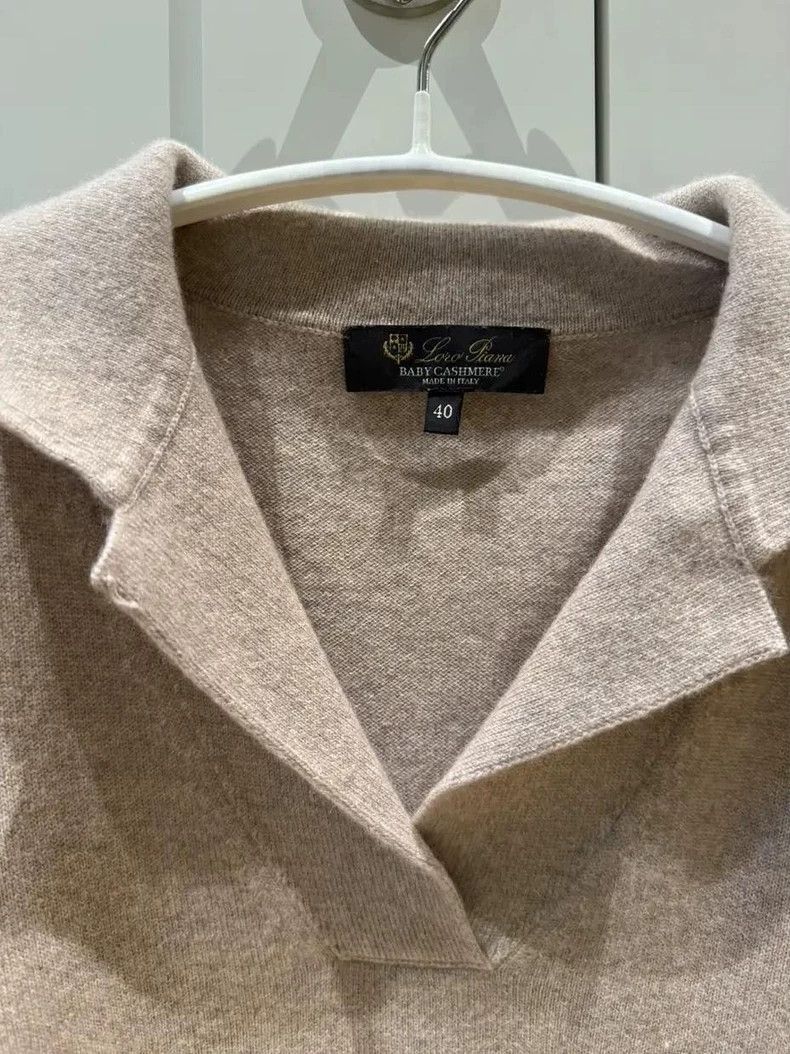 Loro Piana LoroPiana Women's Cashmere Polo Sweater Size US S / EU 44-46 / 1 - 3 Thumbnail