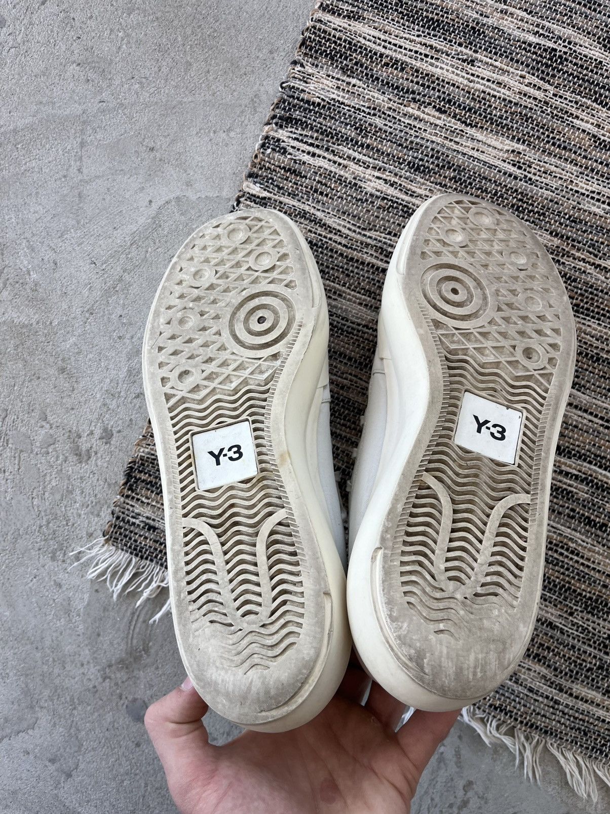 Adidas × Y-3 Vintage Adidas Y3 Ajatu Court Low Sneakers White Leather Y2K Size US 11 / EU 44 - 13 Thumbnail