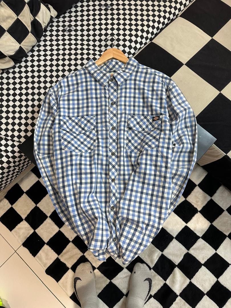 Dickies × Vintage DICKIES CHECKERED BUTTON UP SHIRT Size US XXL / EU 58 / 5 - 1 Thumbnail