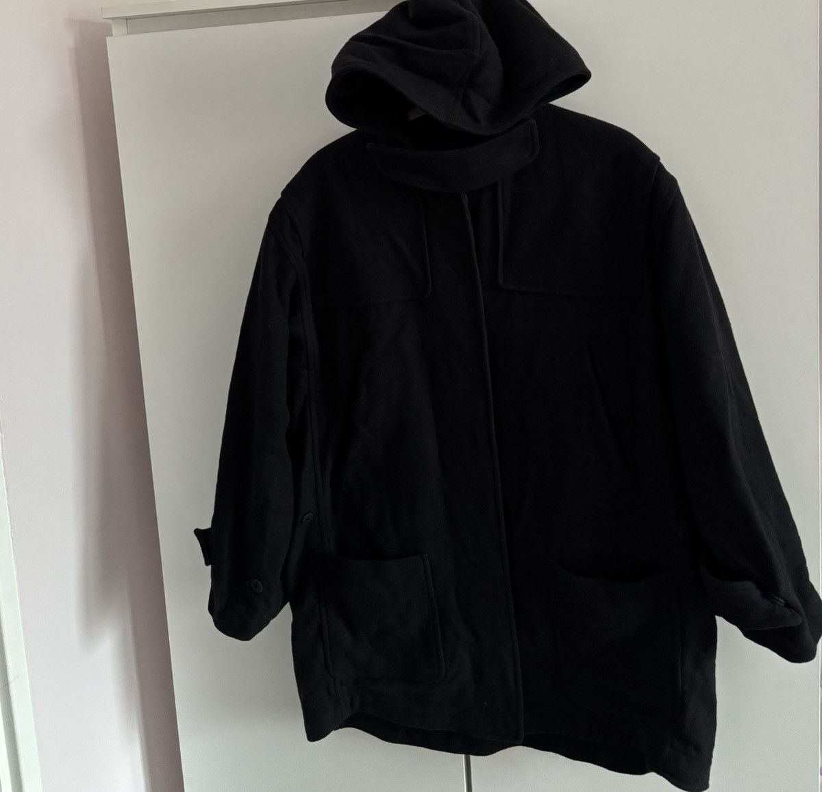 Acne Studios Acne Studios PAW11 Fana Wool Duffle Coat Jacket Size XS / US 0-2 / IT 36-38 - 1 Thumbnail