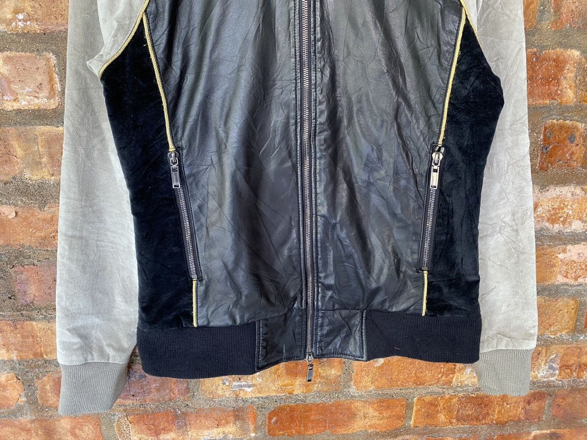 02DERIV. 02 Deriv Leather and velvet Jacket Size US S / EU 44-46 / 1 - 4 Thumbnail