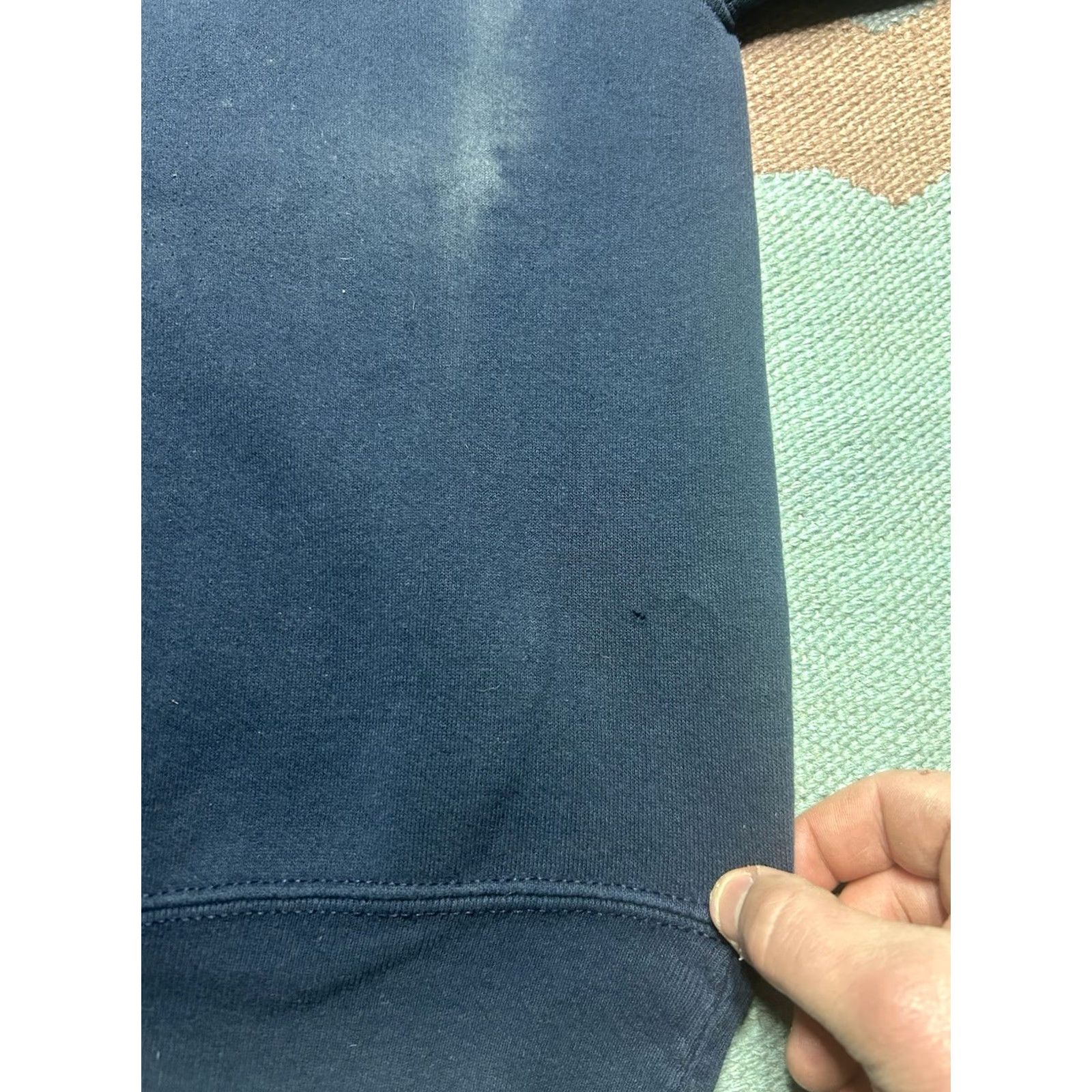 Vintage VINTAGE University of Michigan Embroidered Sweatshirt Crewneck Medium Blue 90s 80s Pullover Men M Size US M / EU 48-50 / 2 - 2 Thumbnail